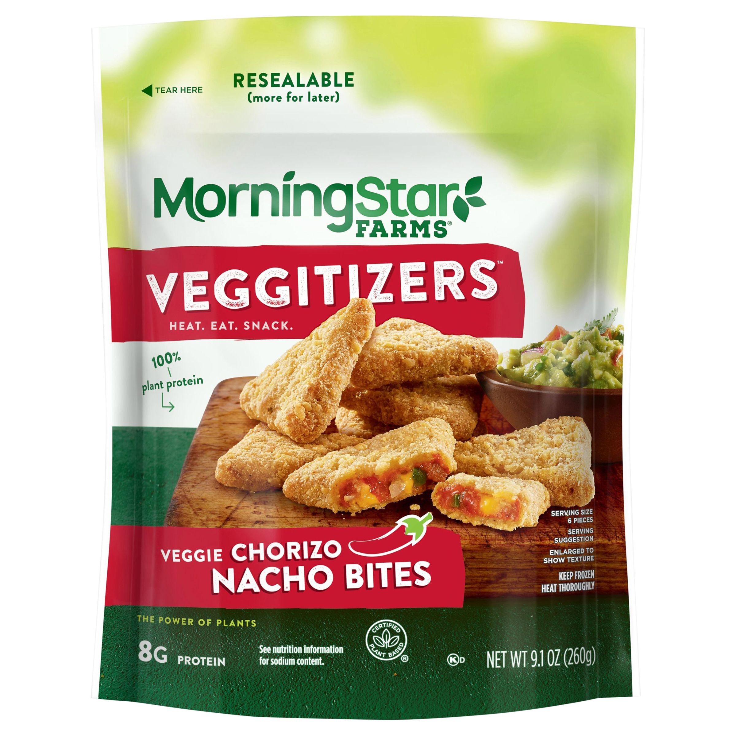 Nacho Bites, Chorizo, Veggie