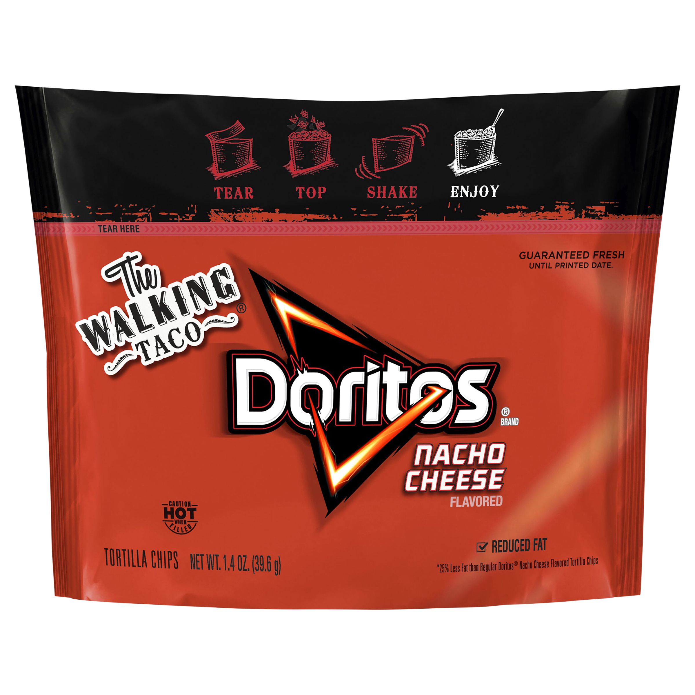 Tortilla Chips, Nacho Cheese Flavored