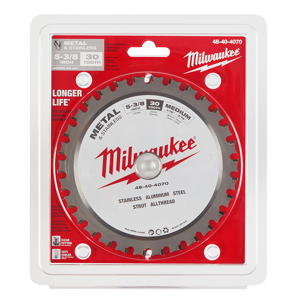 Milwaukee metal outlet tech blade