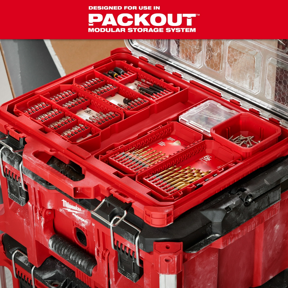 White Cap | Shockwave Impact Duty Driver Bit Set - 80Pc Milwaukee 