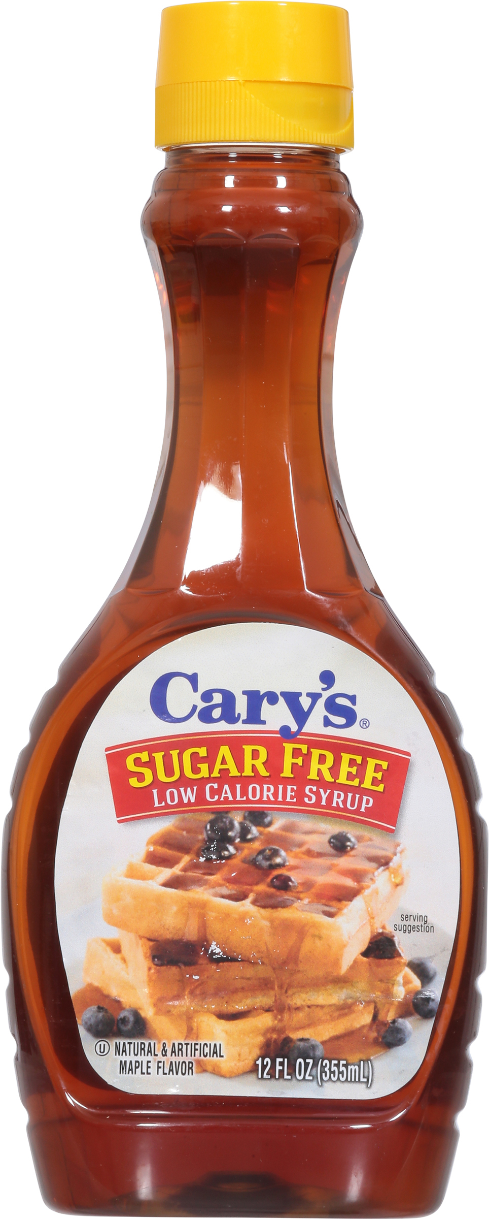 Calories in Syrup, Sugar Free, Low Calorie, Maple Flavor from Cary's