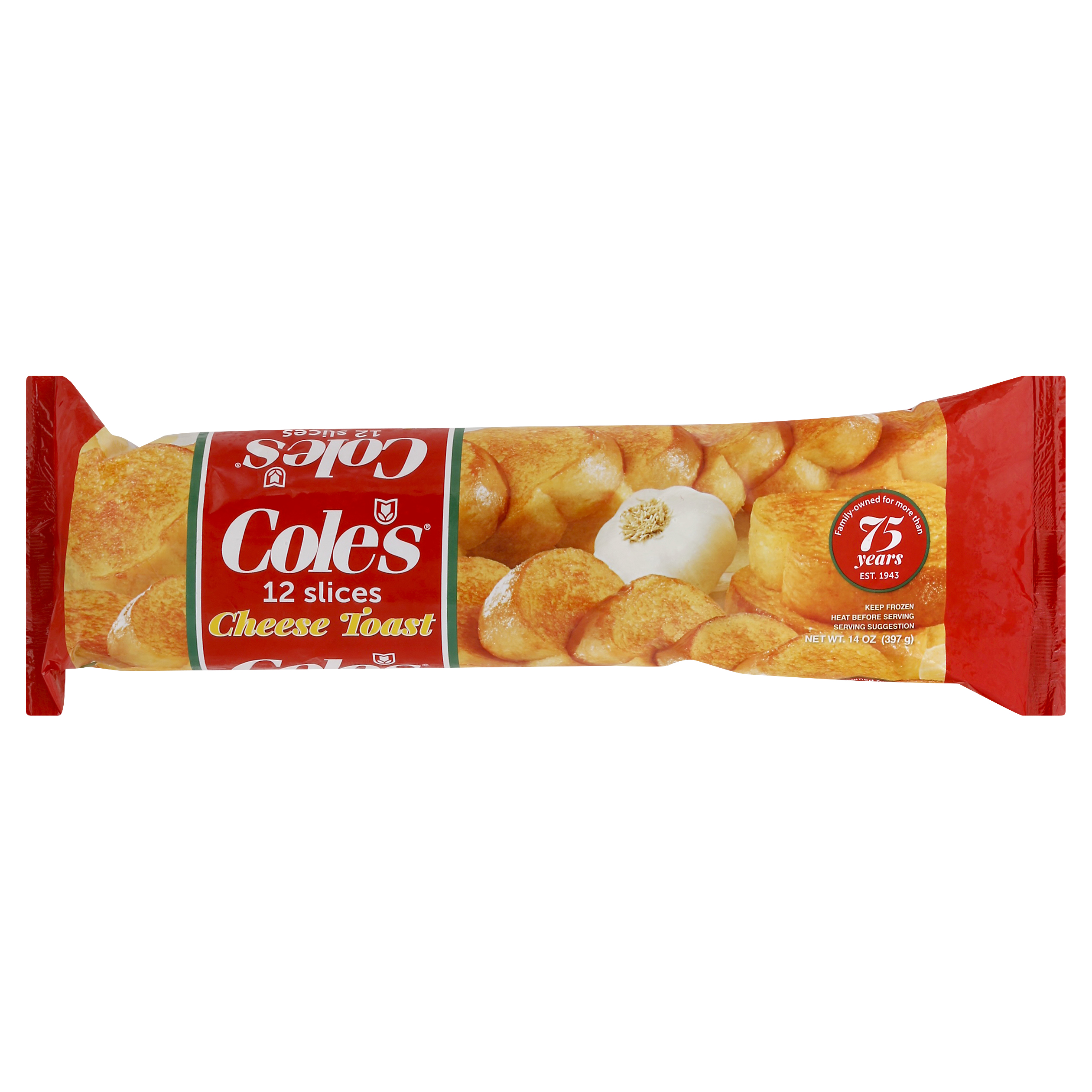 Cole's Cheese Toast 12 Ea