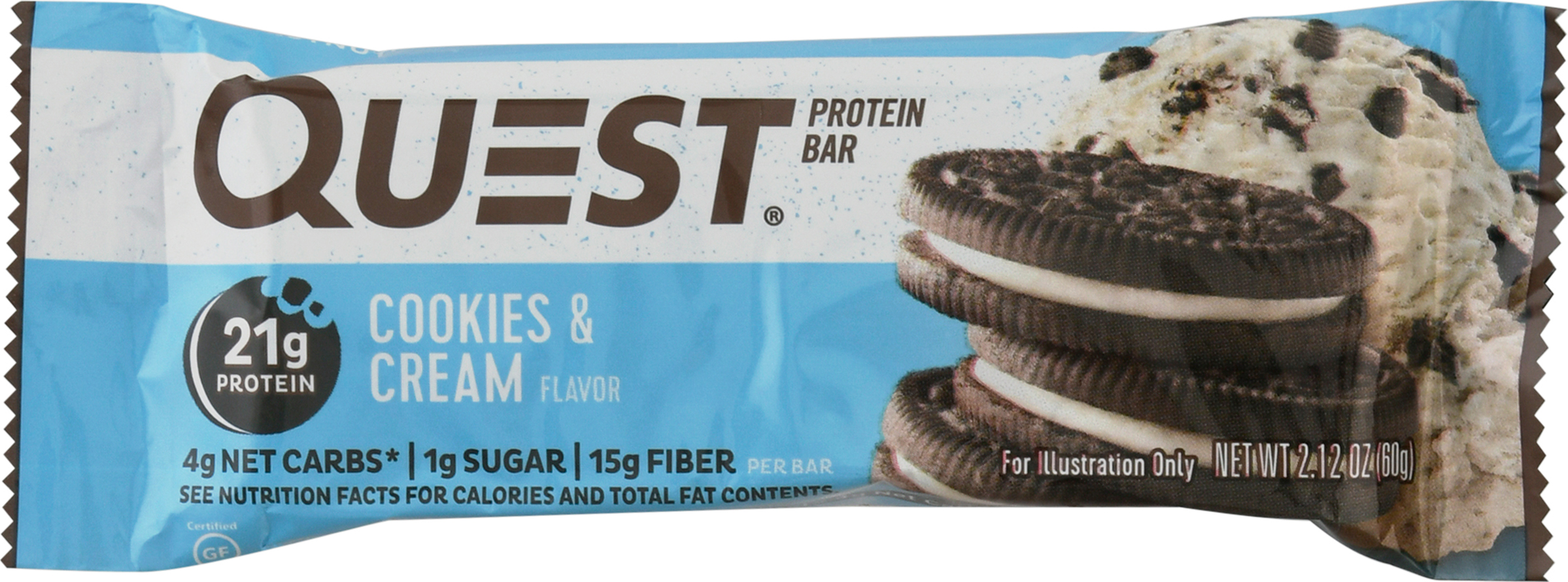 Protein Bar, Cookies & Cream Flavor