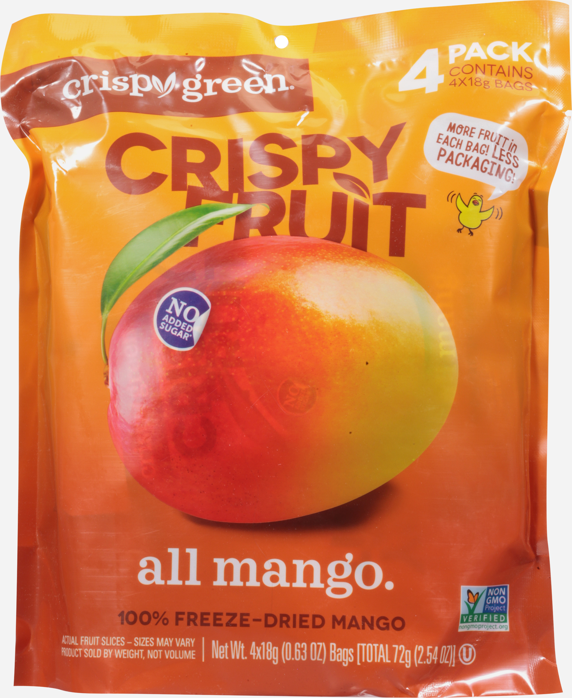 Crispy Fruit, All Mango, 4 Pack