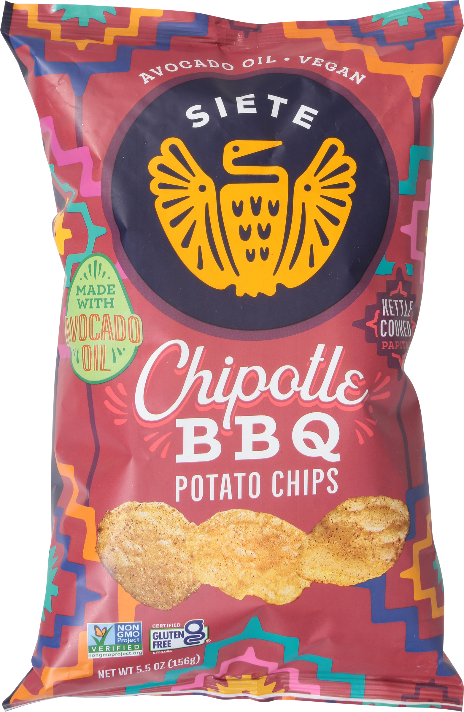 Potato Chips, Chipotle BBQ, Kettle Cooked, Papitas