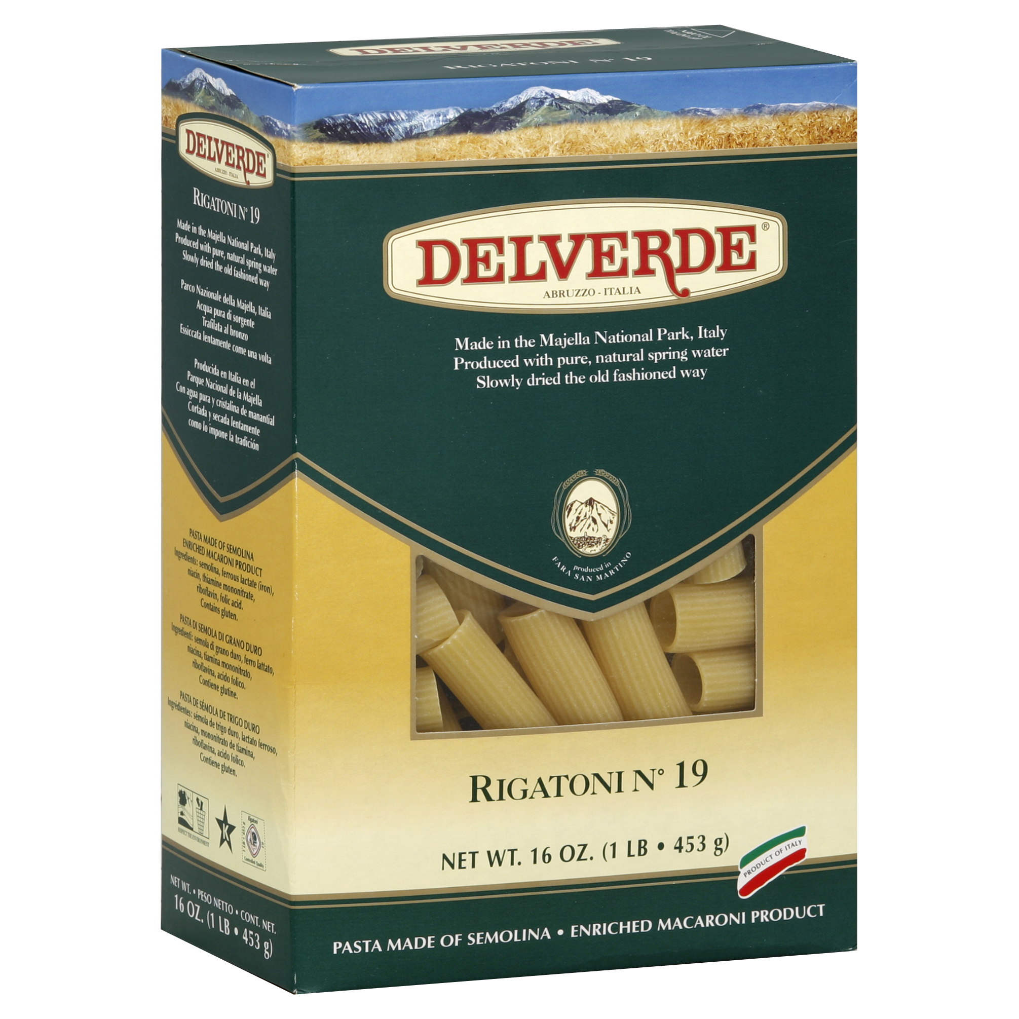 Delverde Rigatoni 16 Oz