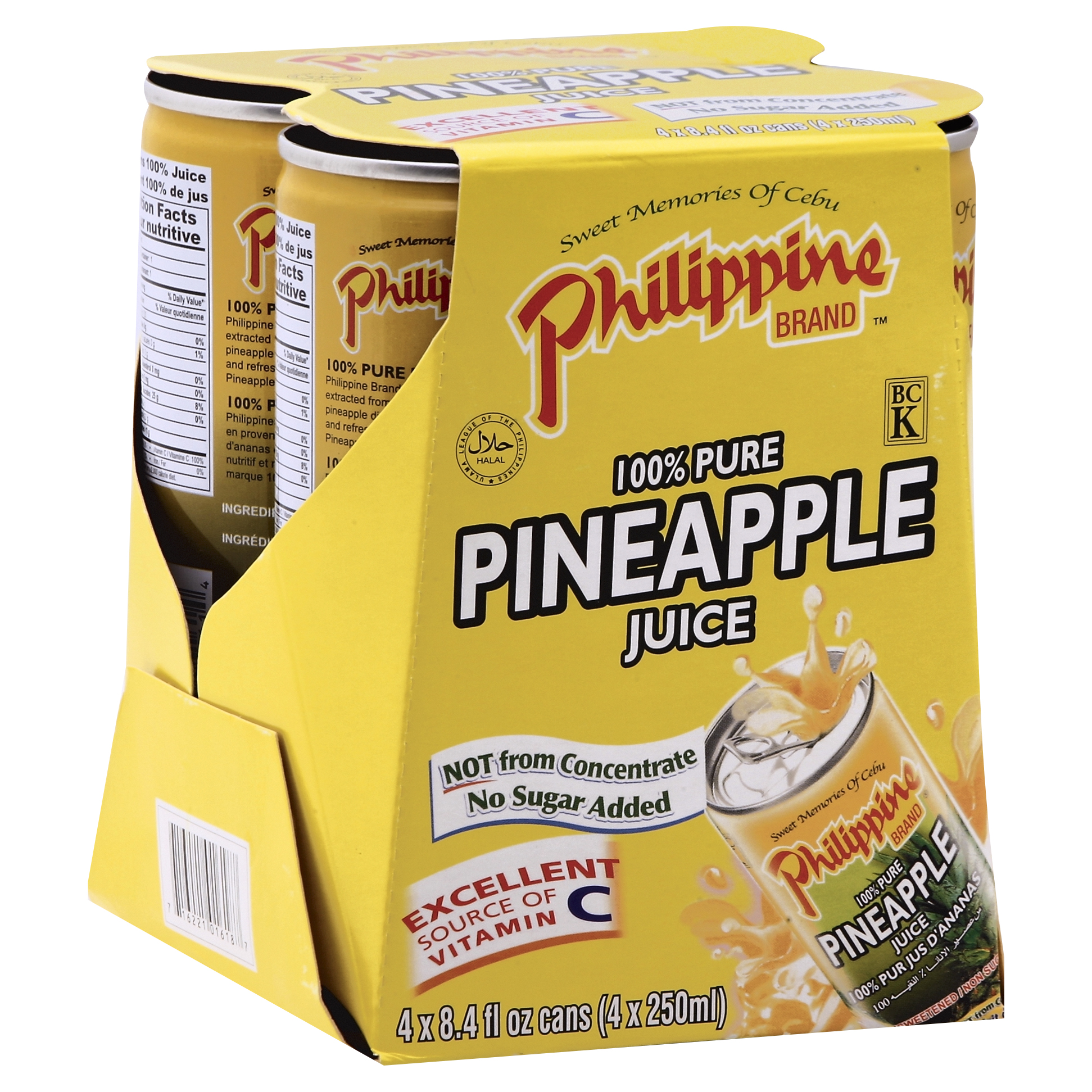 Philippine 100% Juice 4 Ea