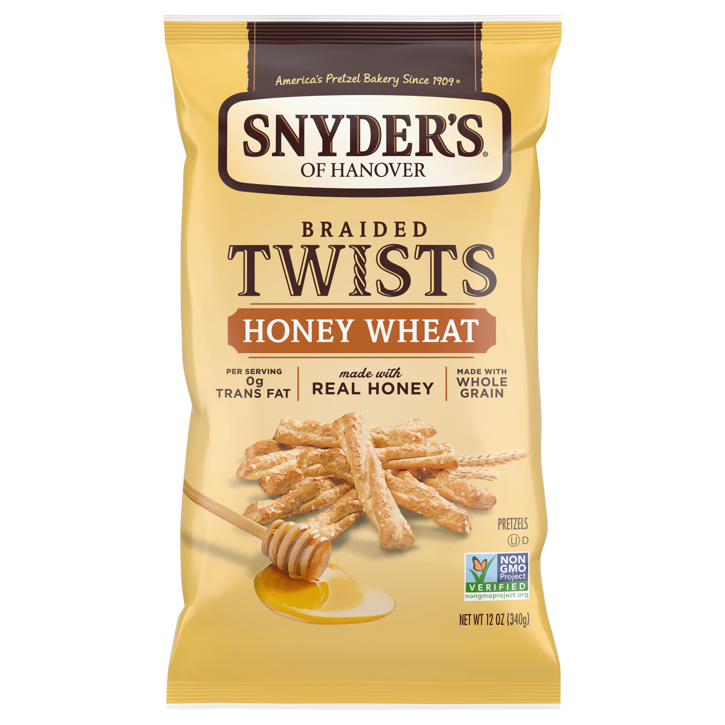 Pretzel, Honey Wheat, Braided, Twists