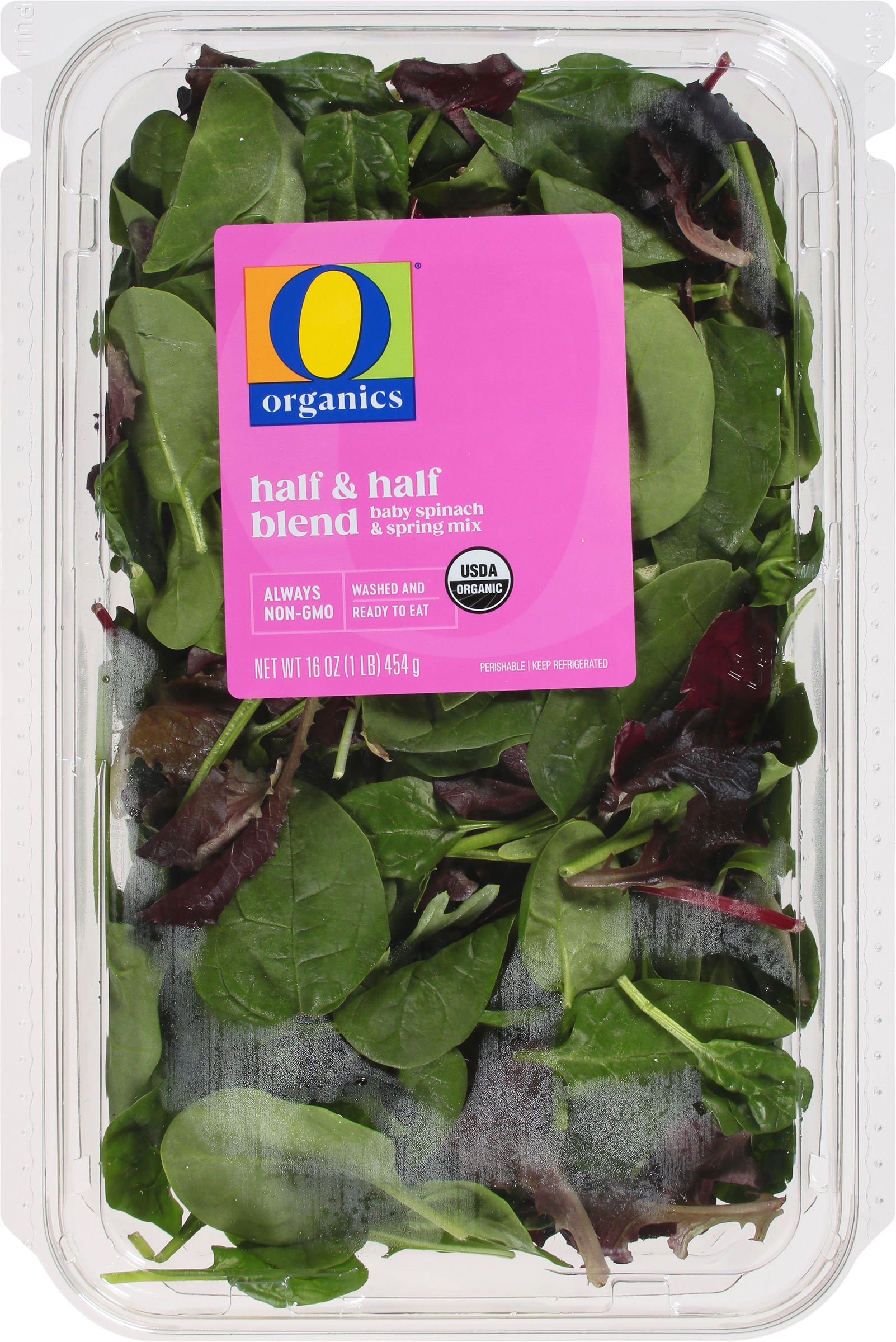 Baby Spinach & Spring Mix, Half & Half Blend