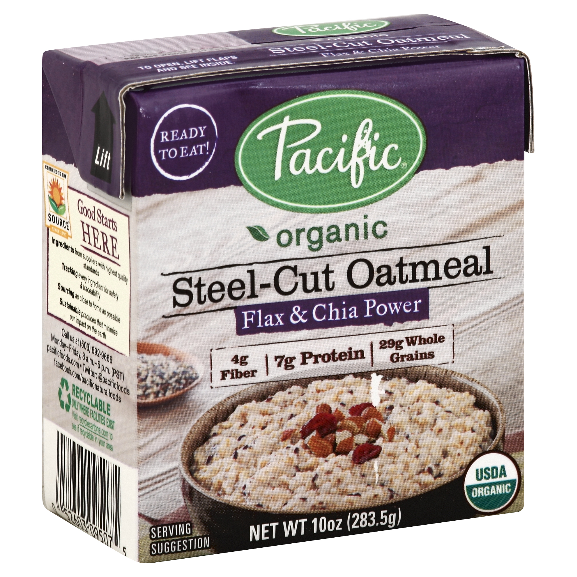 Pacific Oatmeal 10 Oz