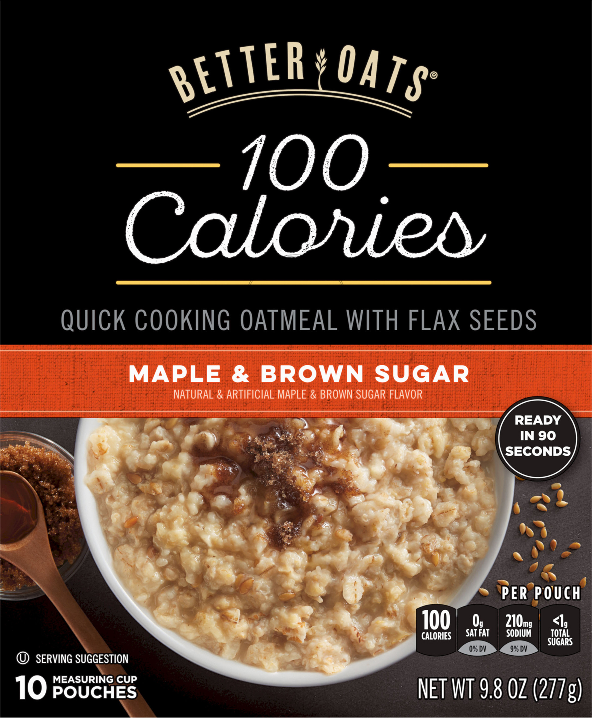 Oatmeal, 100 Calories, Maple & Brown Sugar
