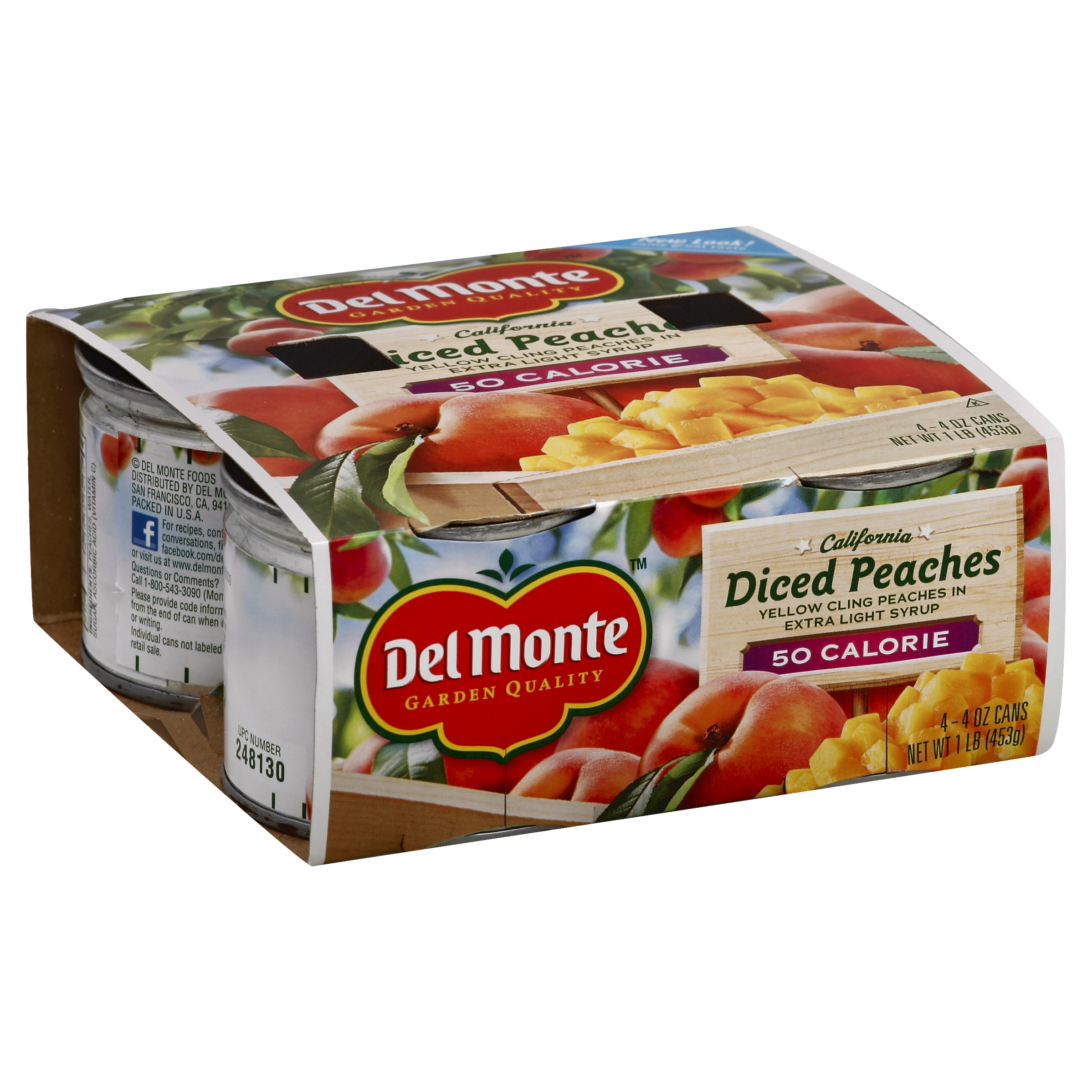 Del Monte Peaches 4 Ea
