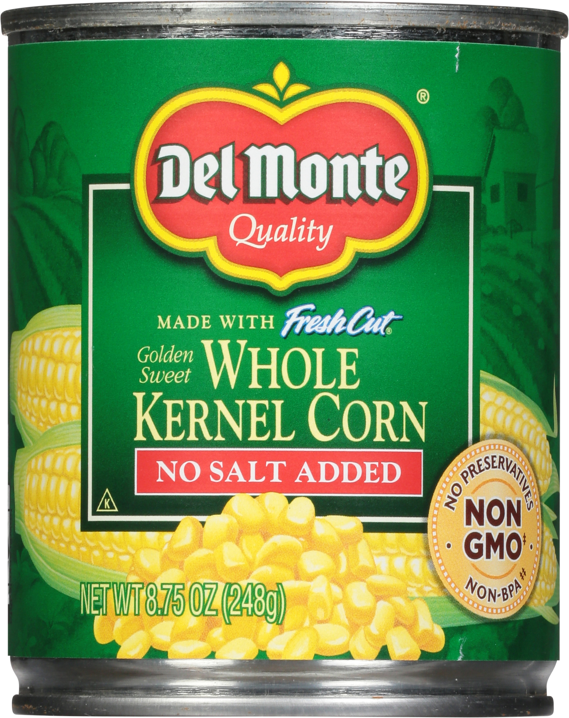 Whole Kernel Corn, No Salt Added