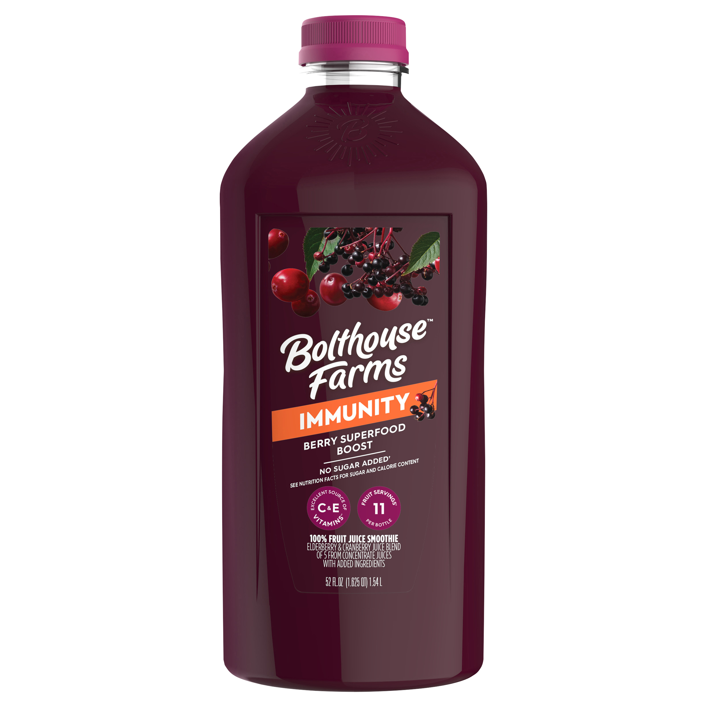 100% Fruit Juice Smoothie, Berry Superfood Boost, Immunity