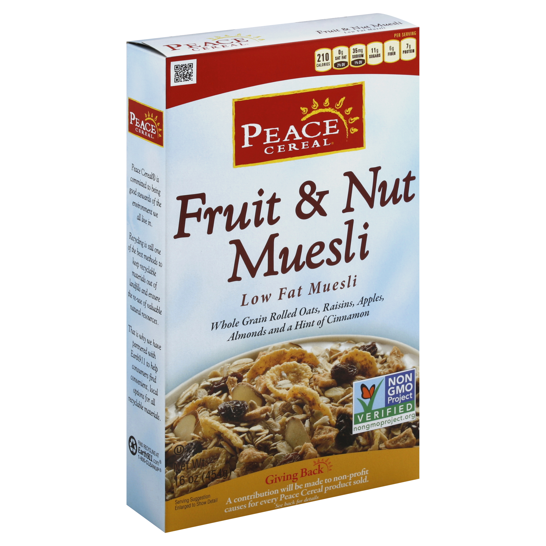 Peace Cereal Muesli 16 Oz