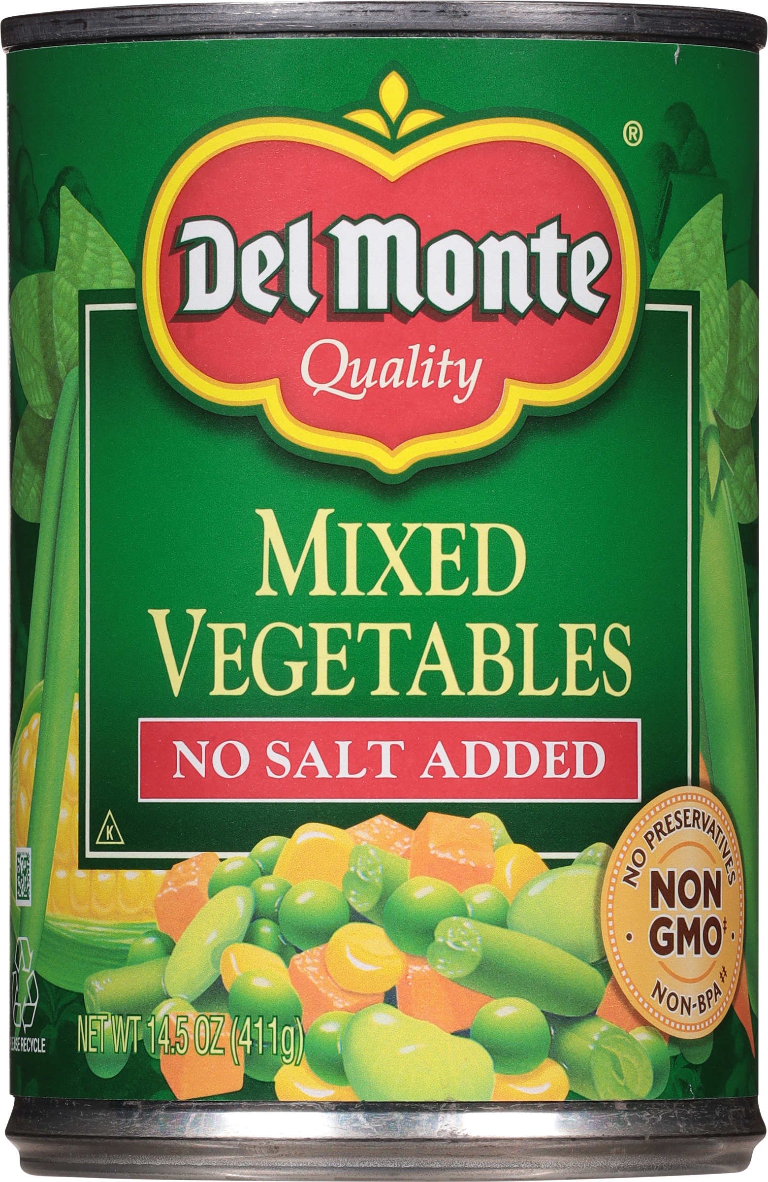 Mixed Vegetables, No Salt Added