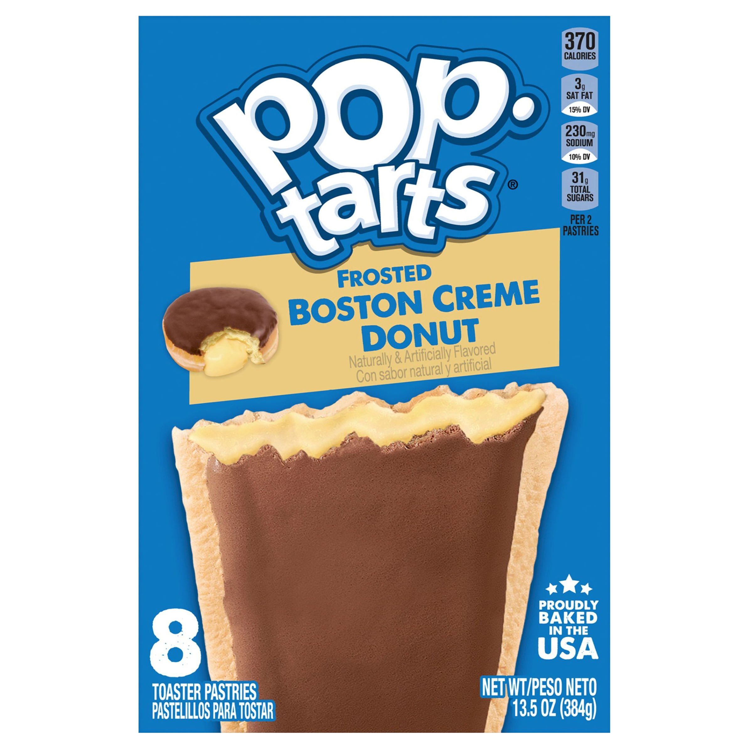 Toaster Pastries, Boston Creme Donut, Frosted