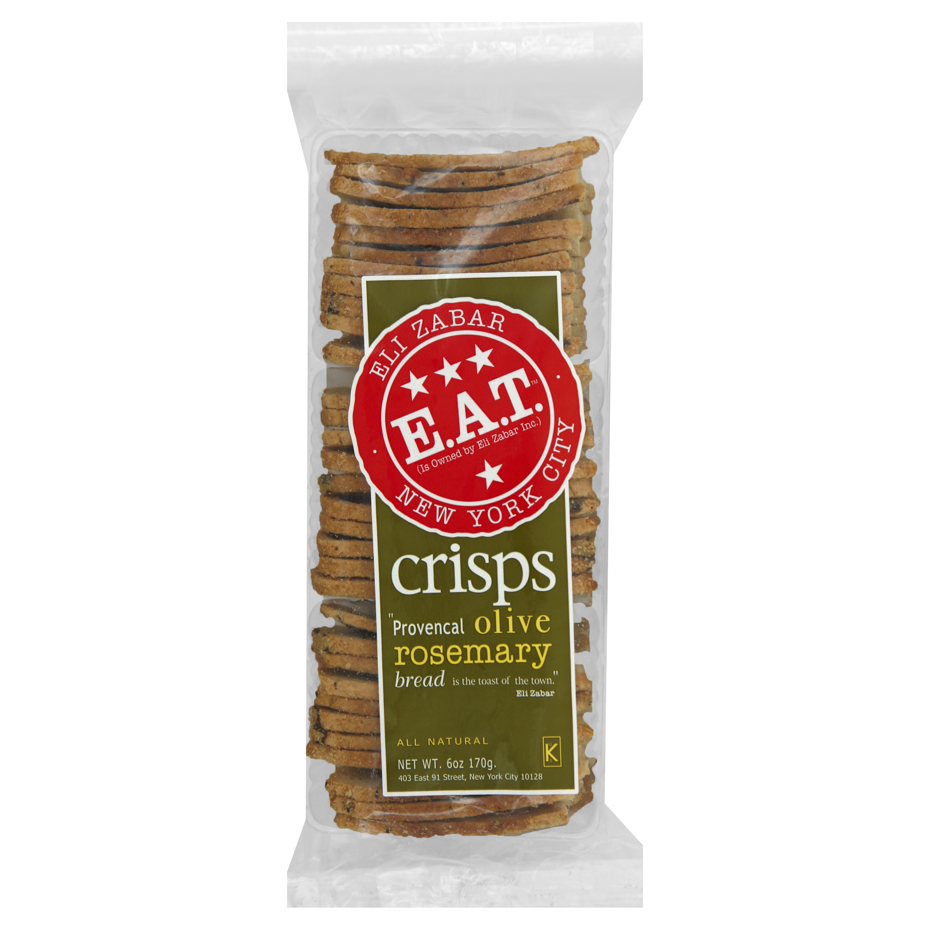 Eli Zabar Crisps 6 Oz