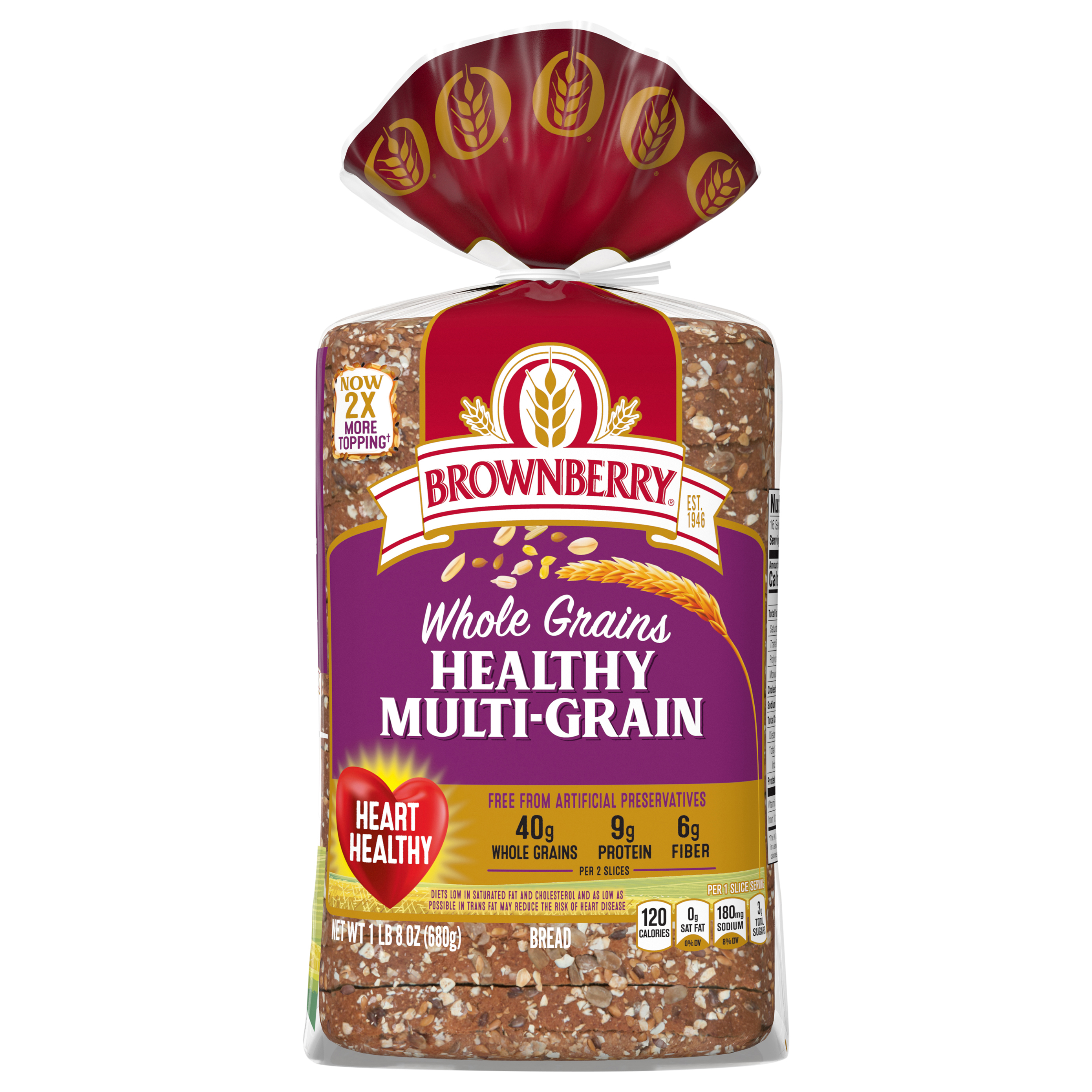 Bread, Whole Grains Healthy Multi-Grain