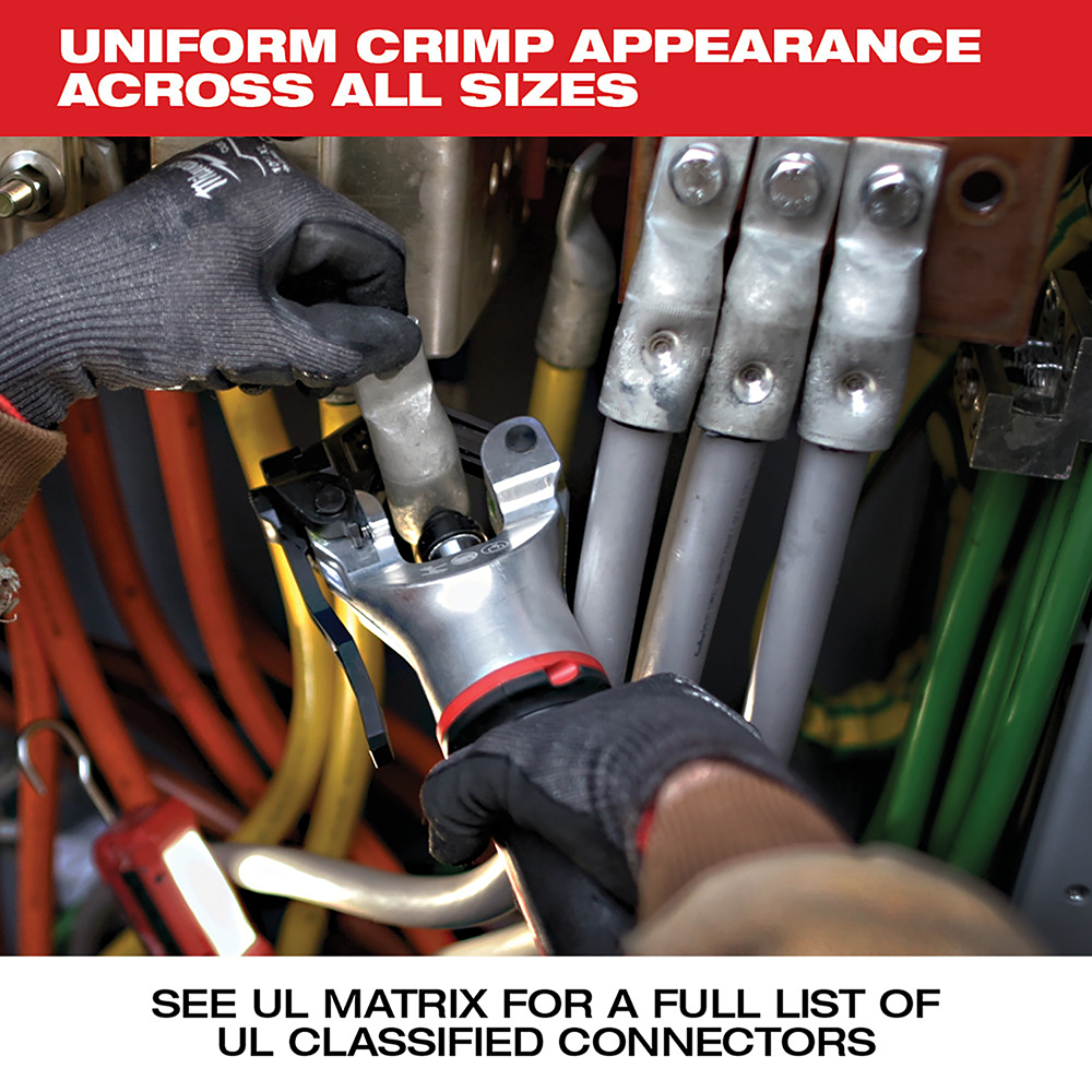 White Cap | Milwaukee M18 Force Logic 750 MCM Dieless Crimper 