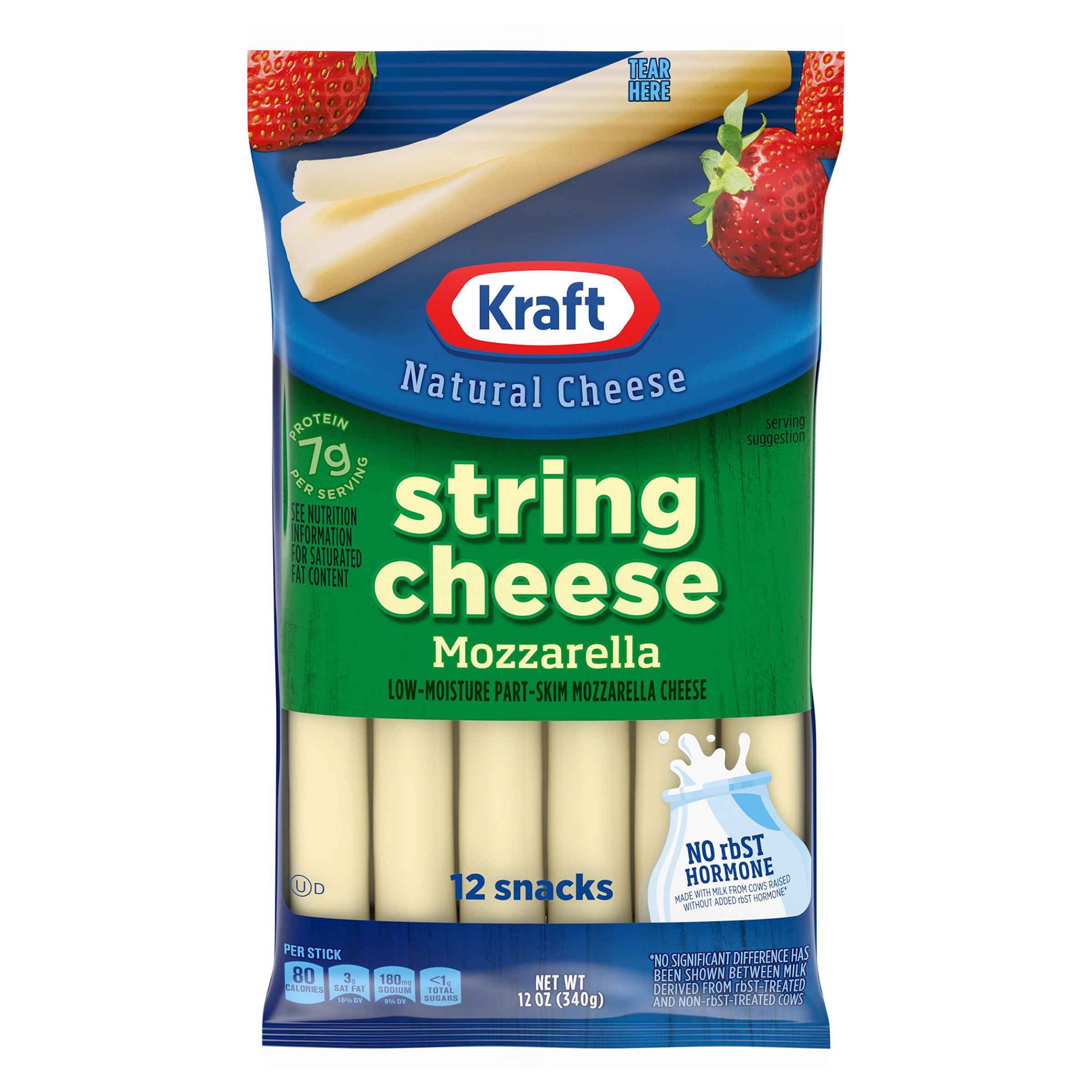 Calories in Cheese Heads, String Cheese from Frigo