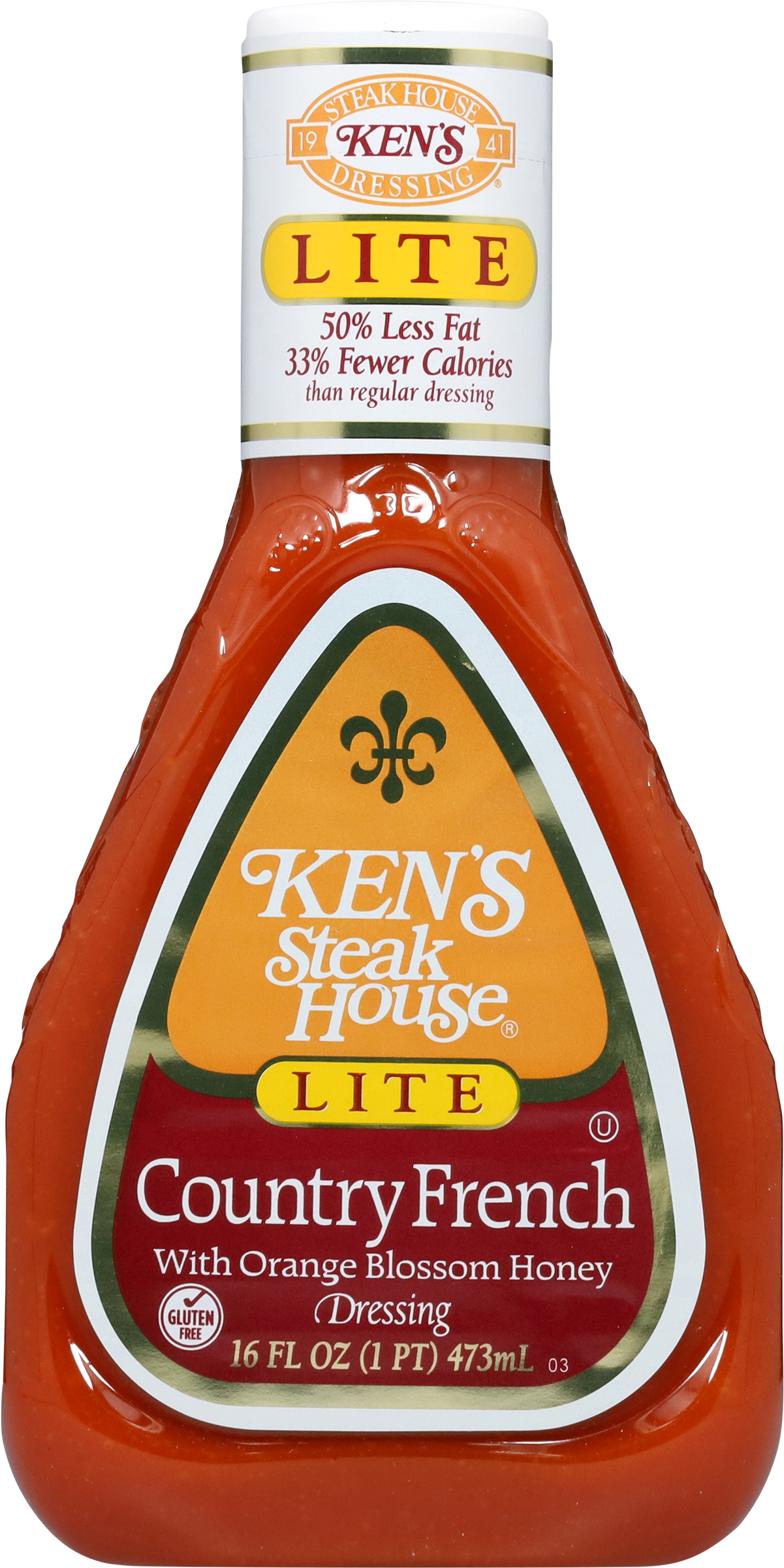 Calories in Country French Dressing from Ken's Steak House