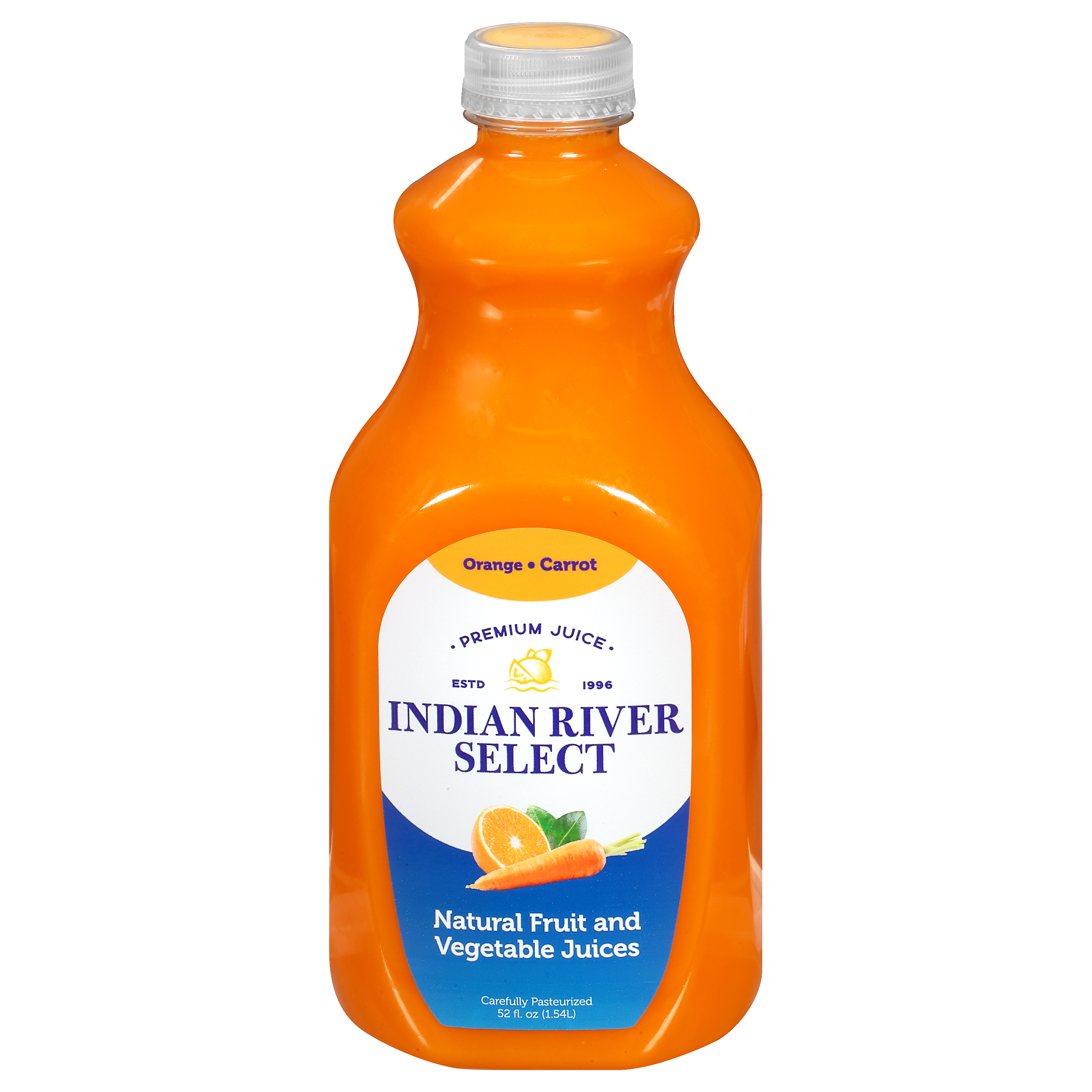 Indian River Select Premium Orange Carrot Juice 52 Oz