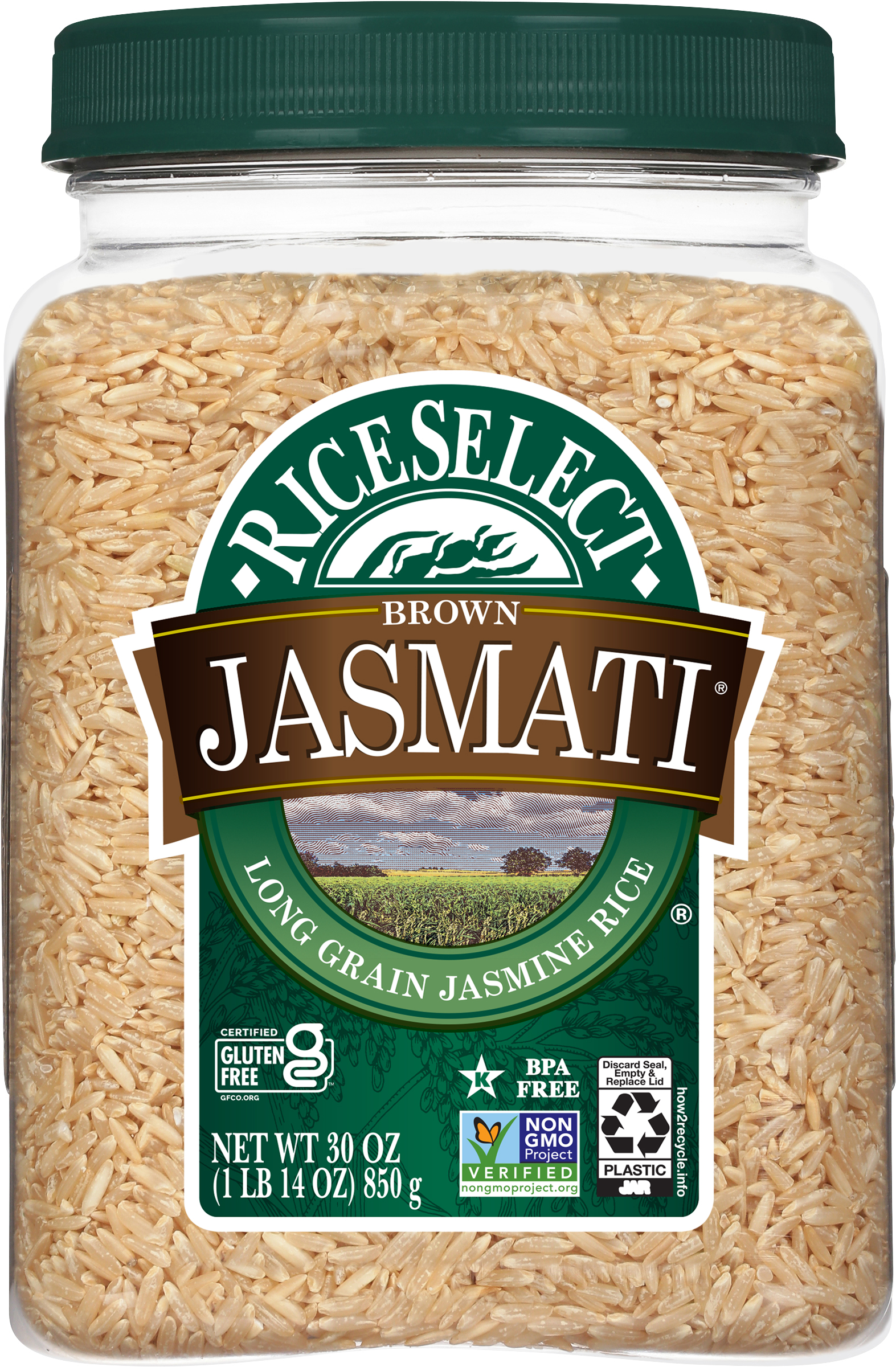 Jasmine Rice, American-Style, Brown Jasmati
