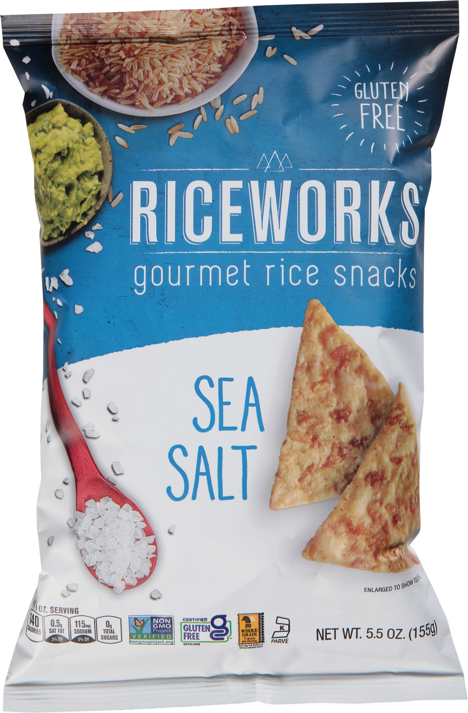 Rice Snacks, Gourmet, Sea Salt