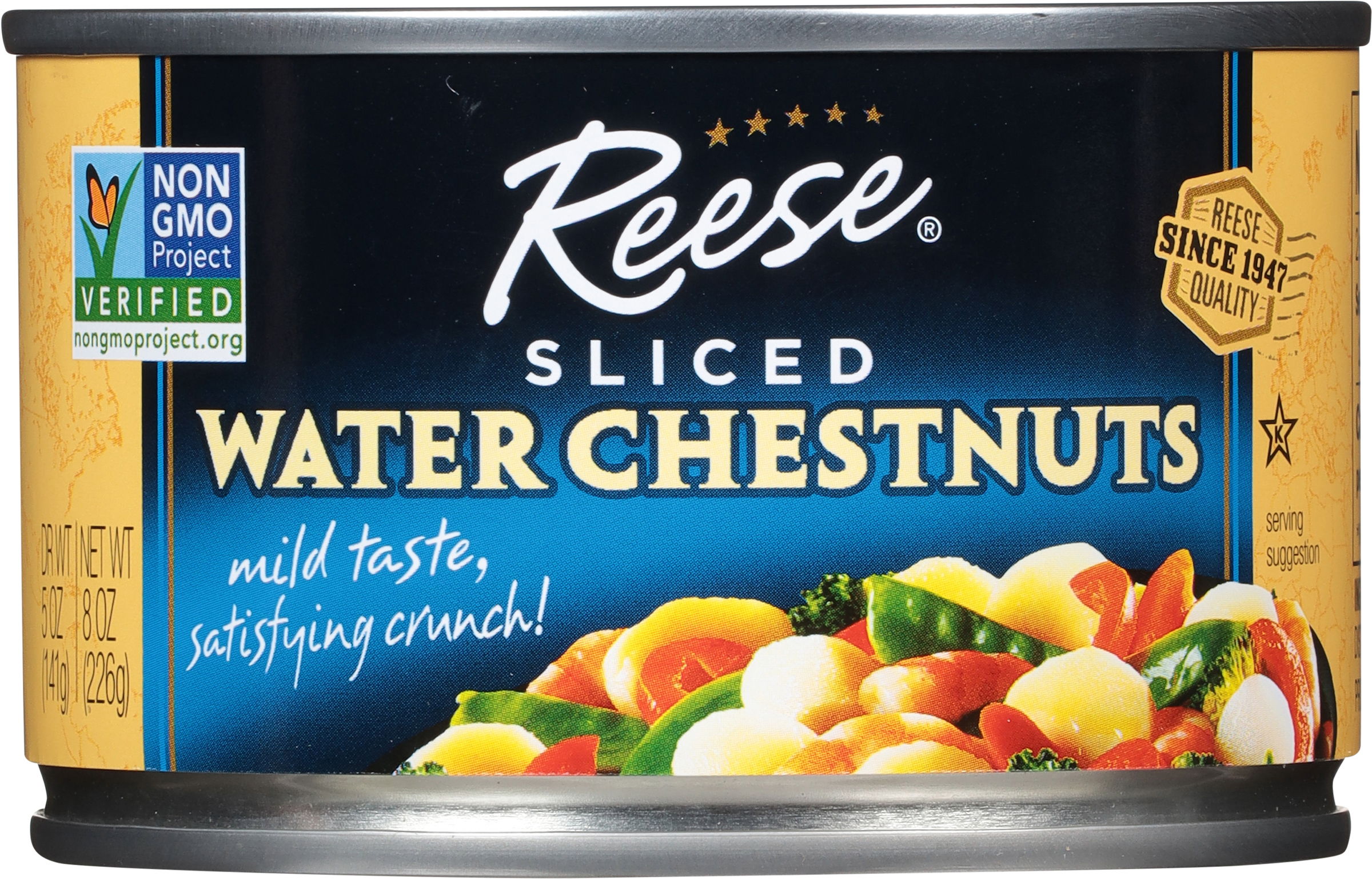 Water Chestnuts, Sliced