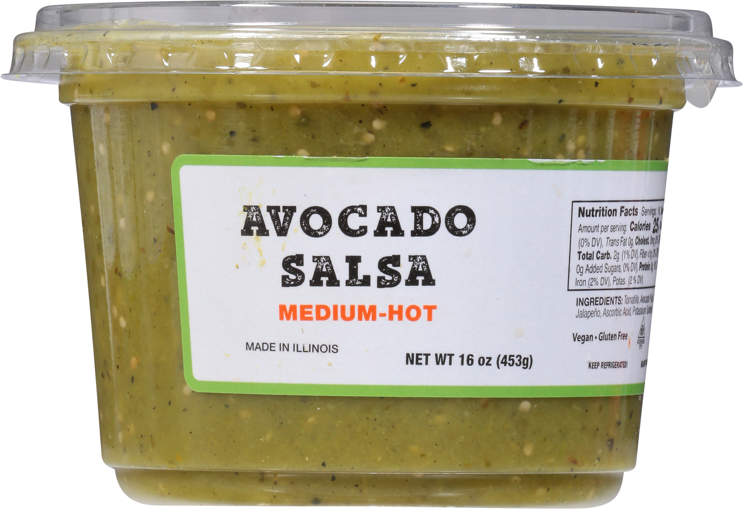 Salsa, Avocado, Medium-Hot
