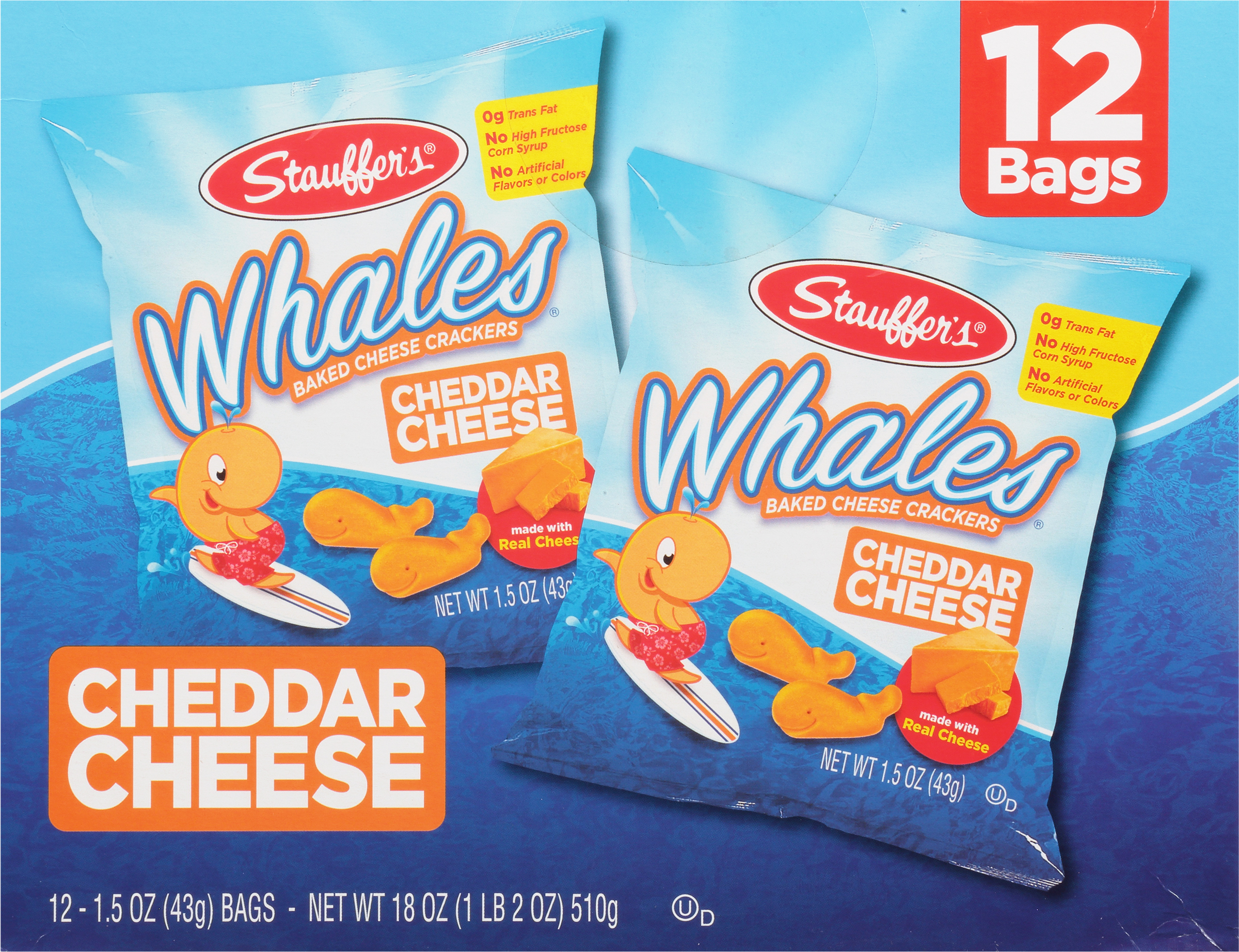 Crackers, Cheddar Cheese, Baked