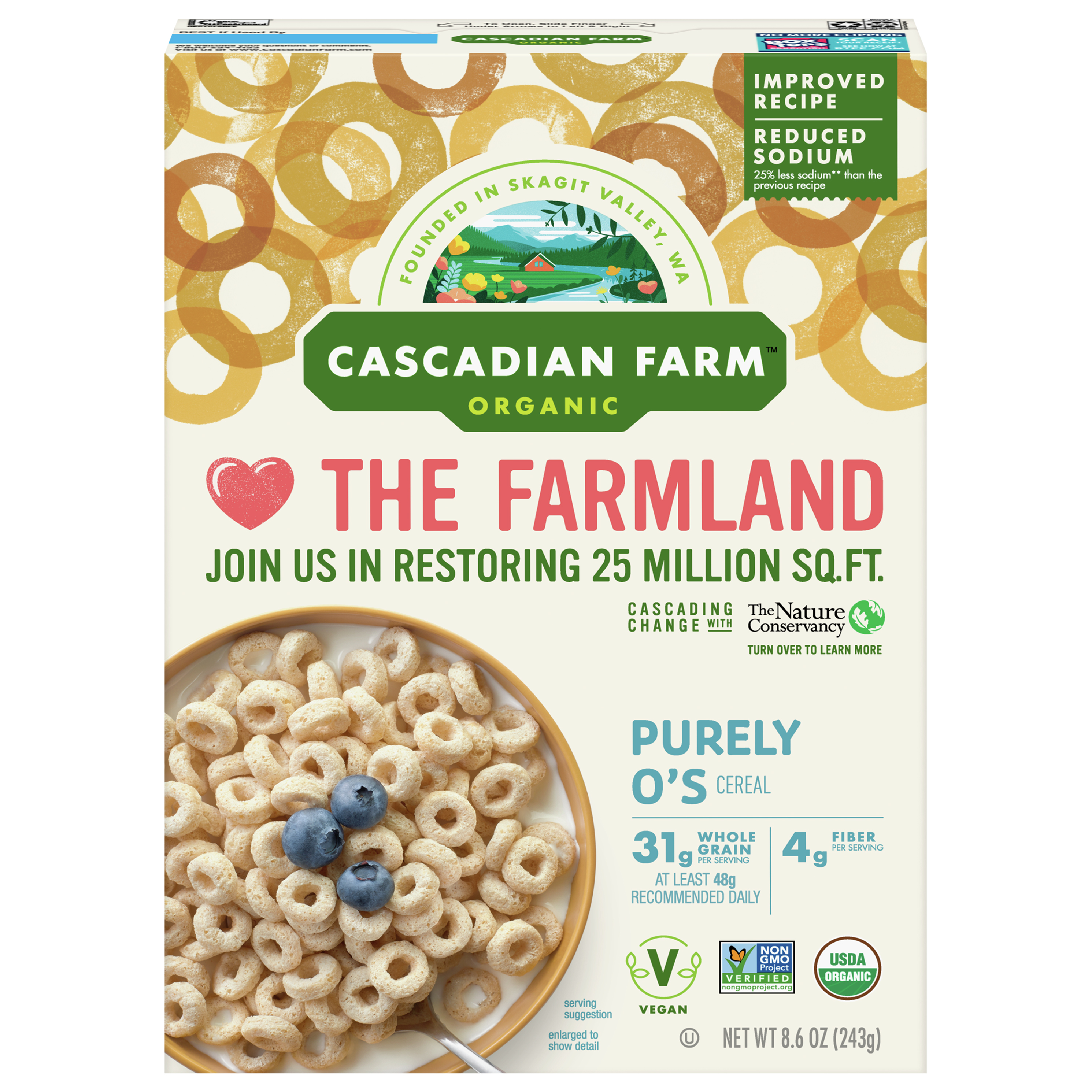 Cereal, Organic, Purely O's
