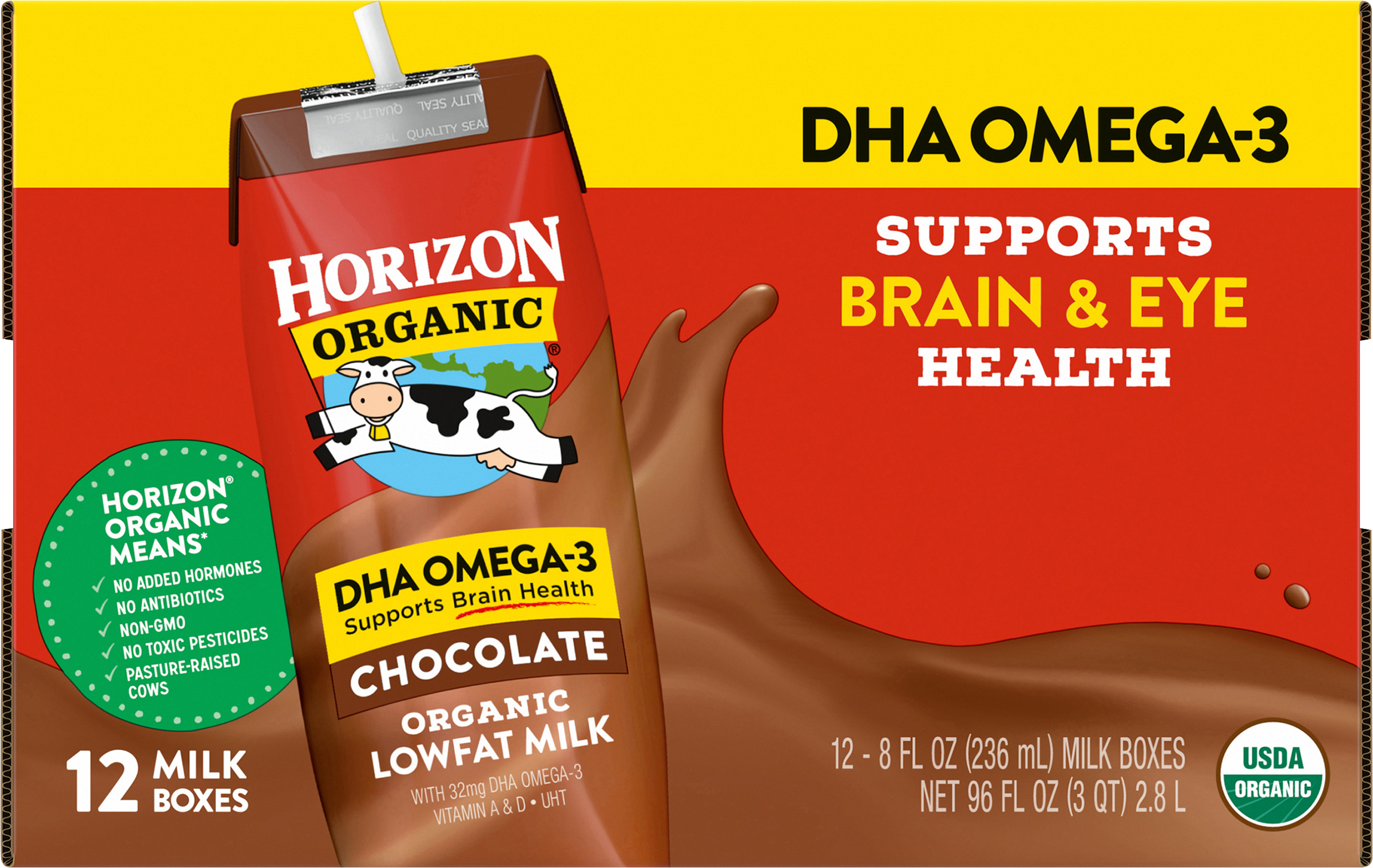 Milk, Organic, Lowfat, Chocolate