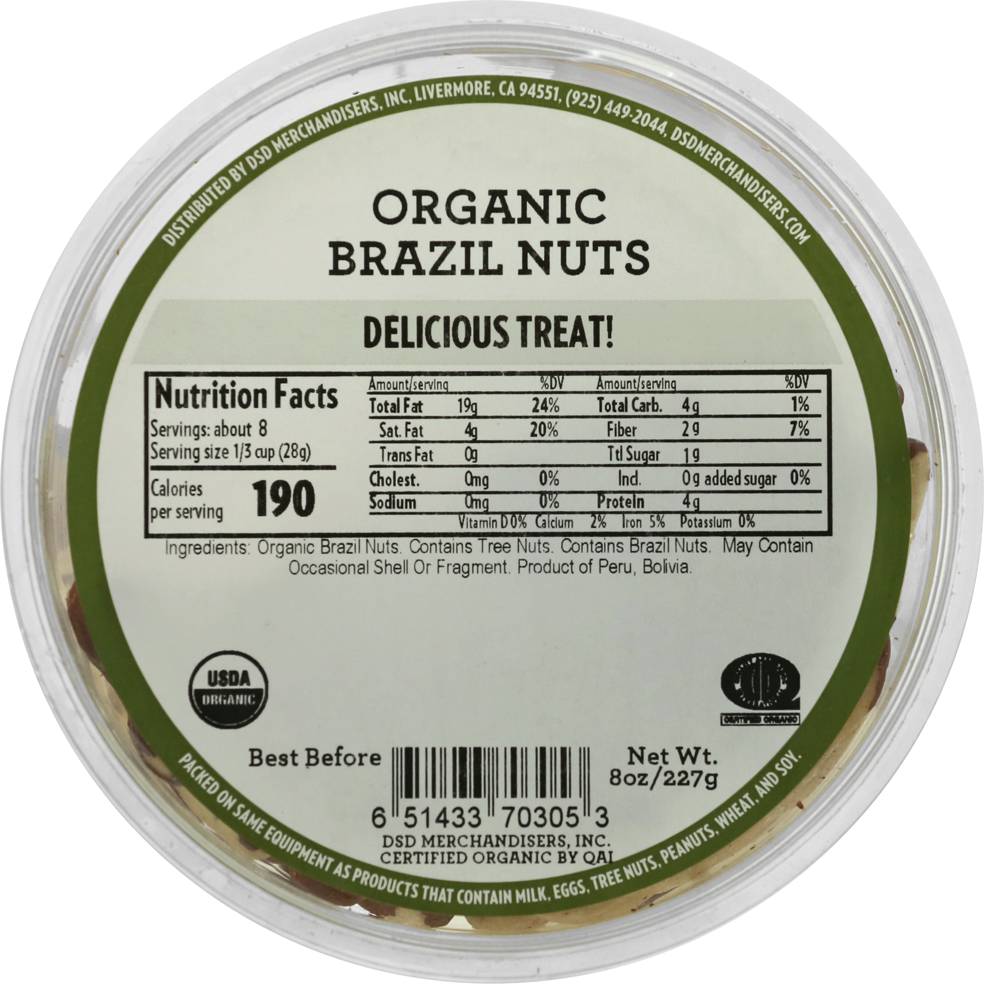 Brazil Nuts, Organic