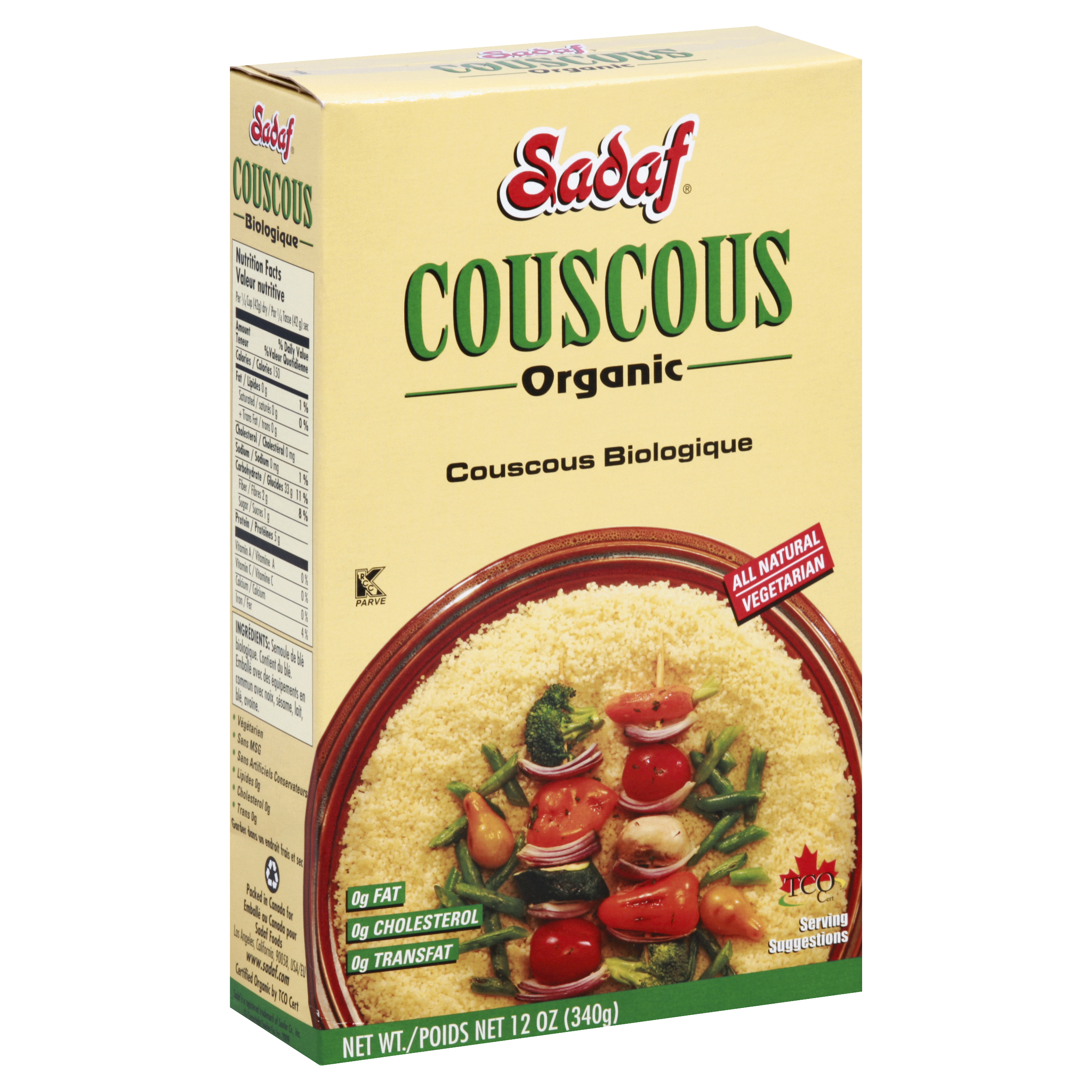 Sadaf Couscous 12 Oz
