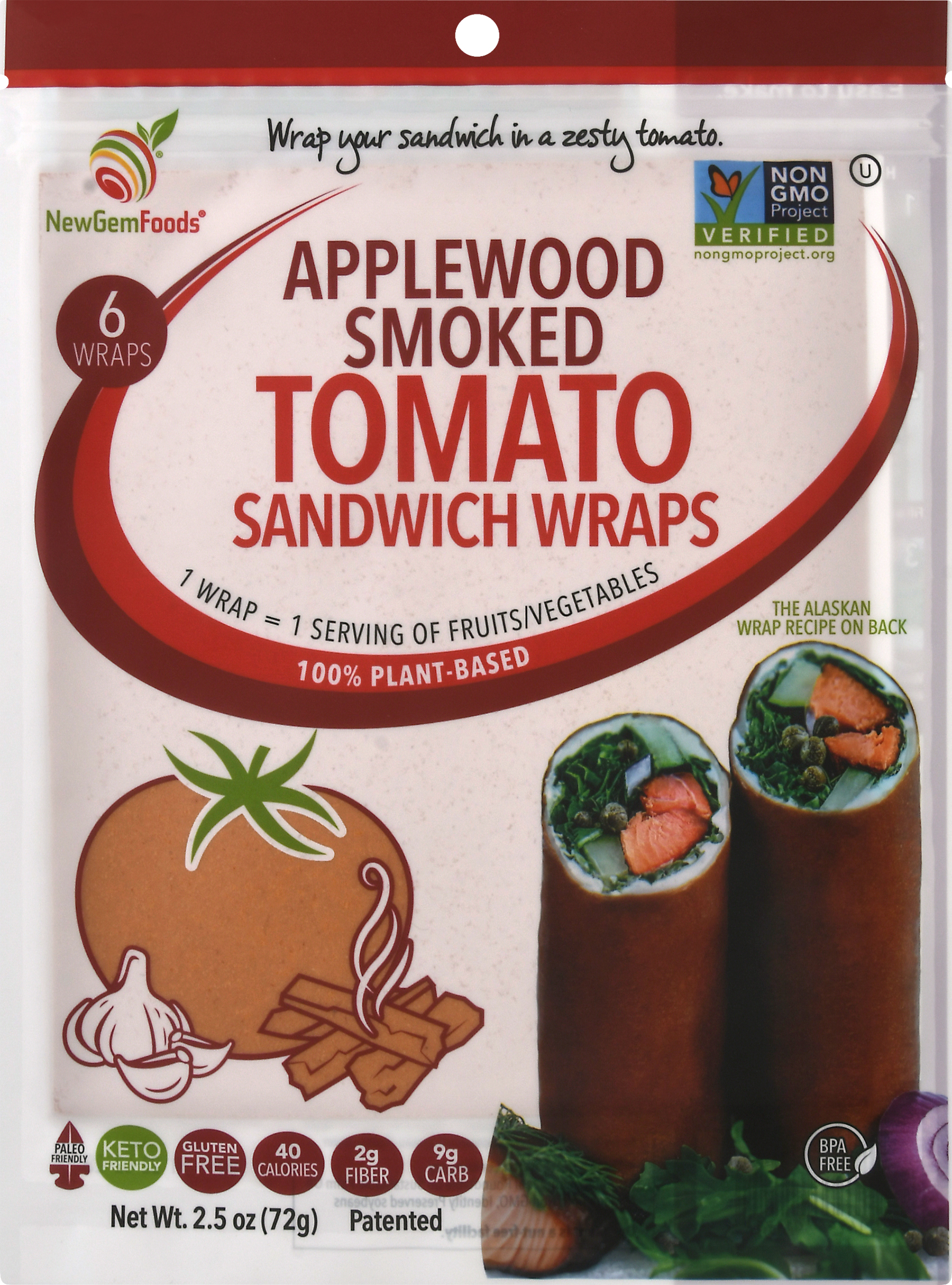 Sandwich Wraps, Applewood Smoked Tomato