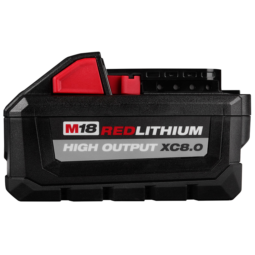 White Cap | Milwaukee M18 REDLITHIUM High Output XC8.0 Battery 