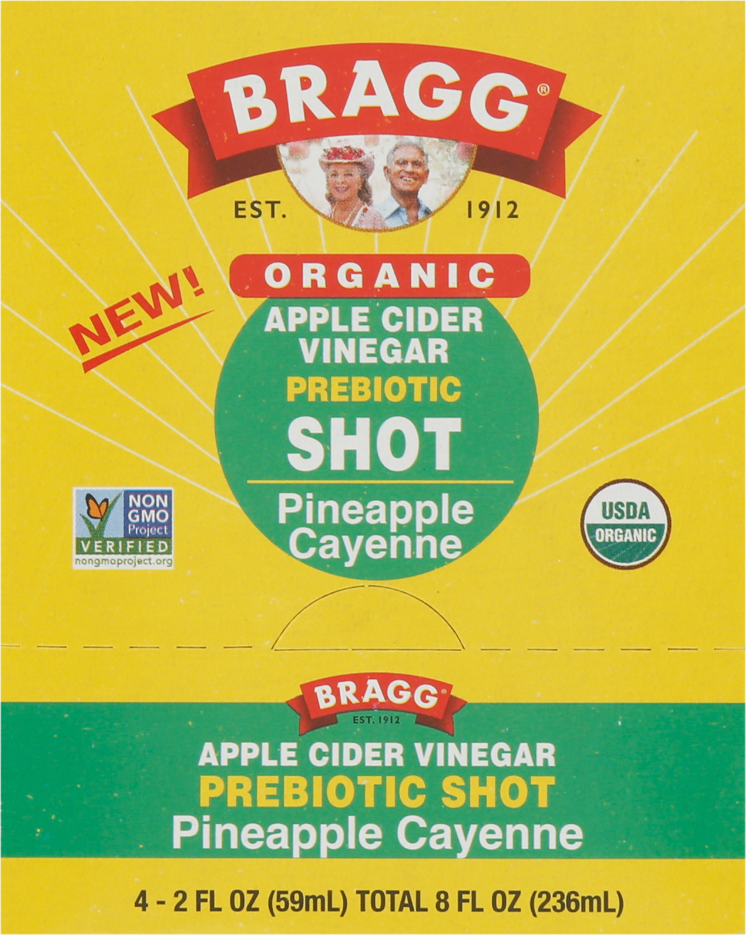 Prebiotic Shot, Organic, Apple Cider Vinegar, Pineapple Cayenne image