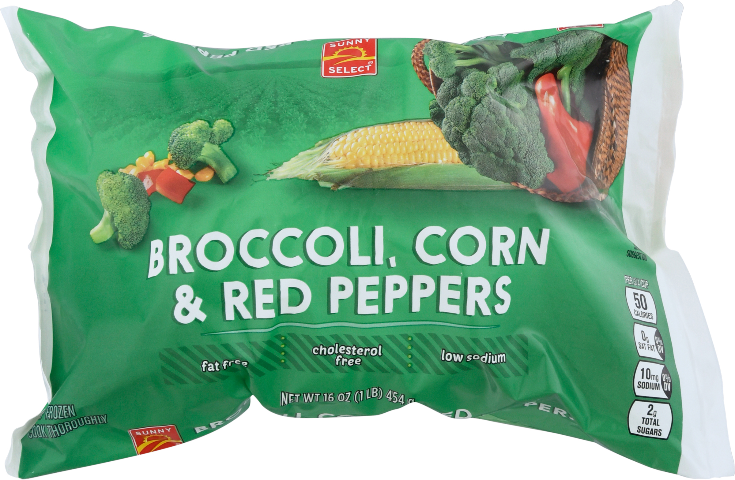 Broccoli, Corn & Red Peppers