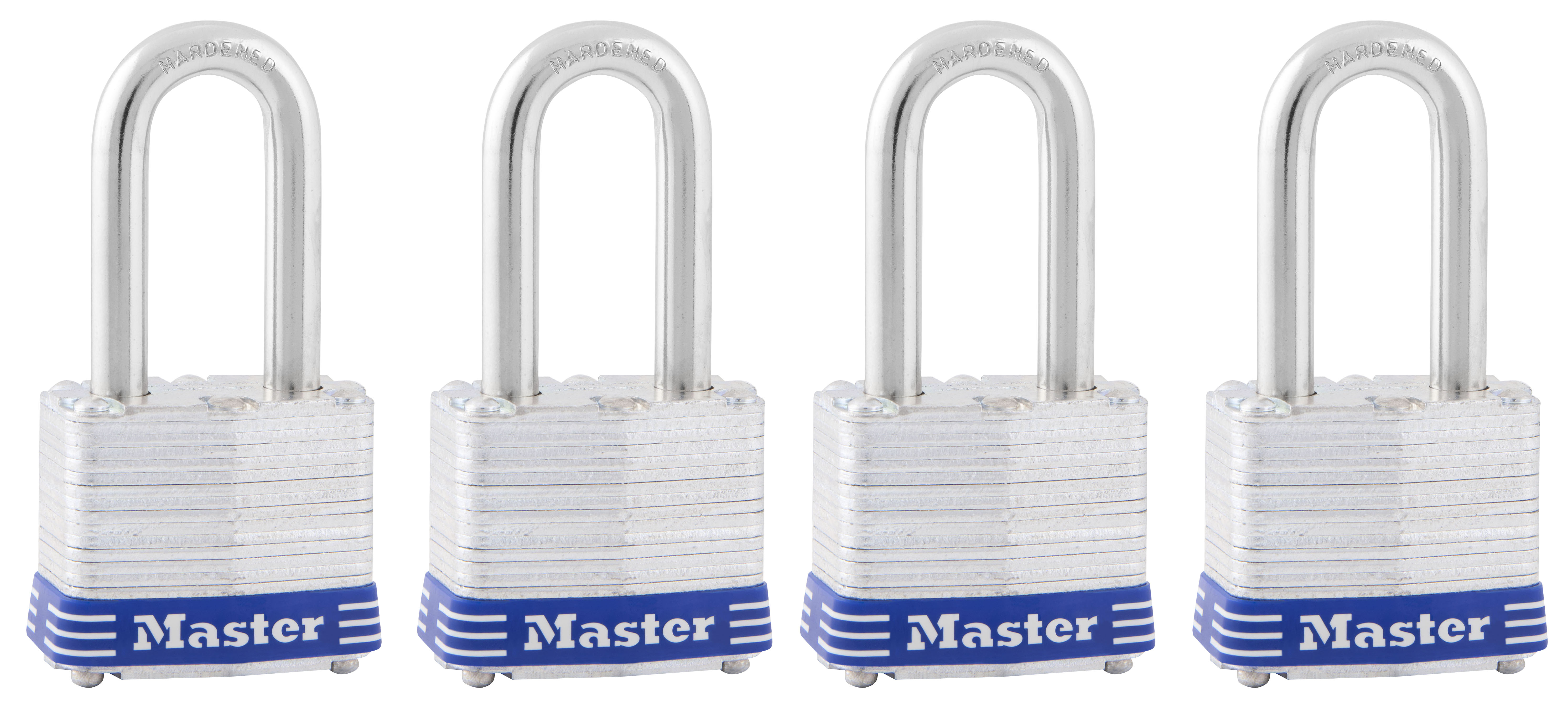 Master Lock 3KALF Outdoor Padlock with Key, 1 Pack,Silver - Combination  Padlocks 