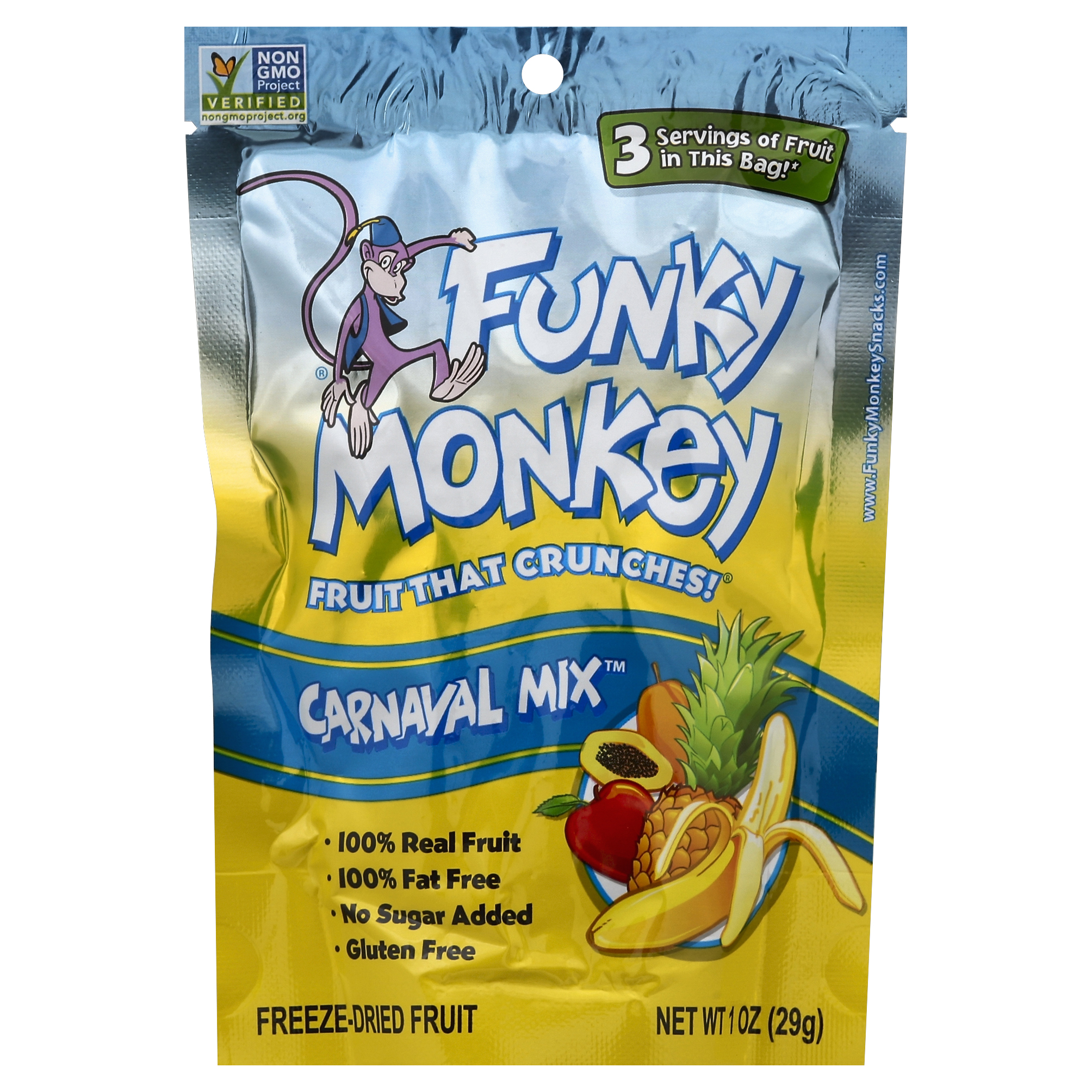 Funky Monkey Freeze-dried Fruit 1 Oz