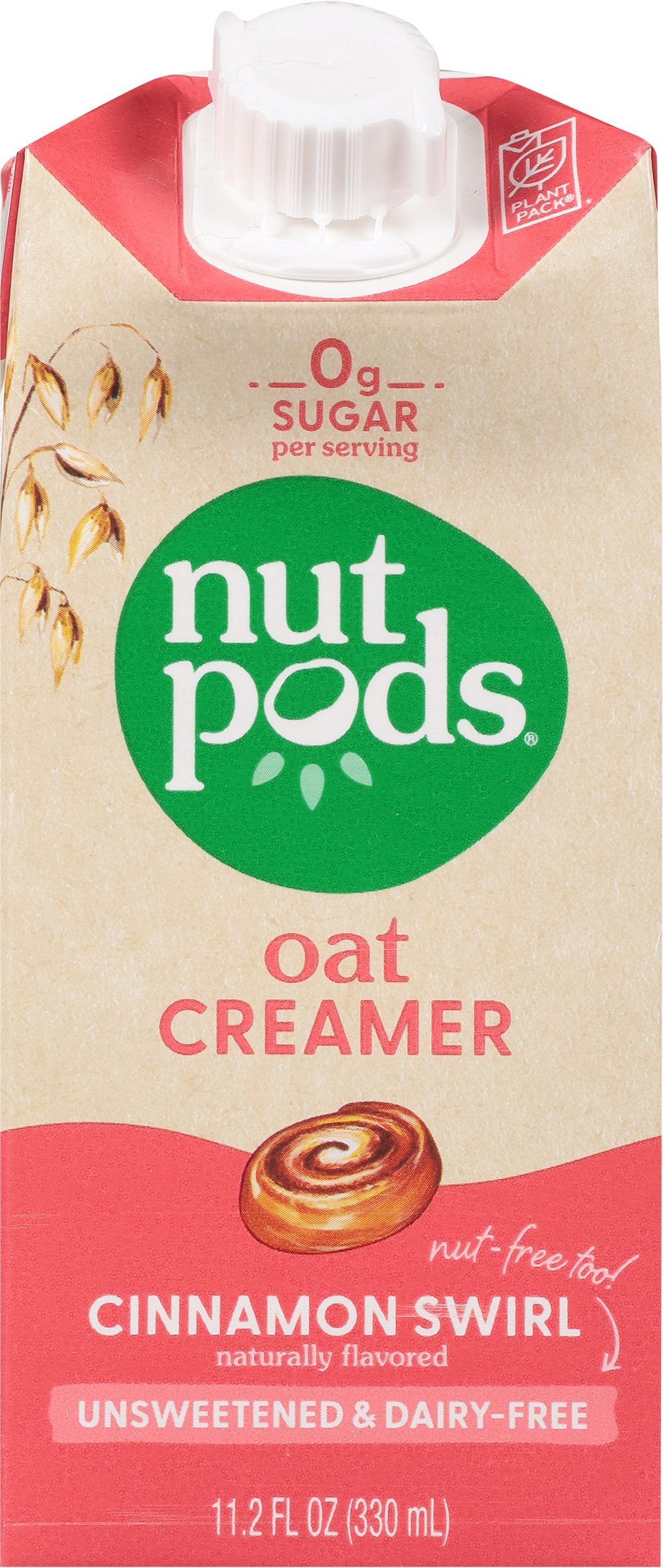 Oat Creamer, Unsweetened & Dairy Free, Cinnamon Swirl