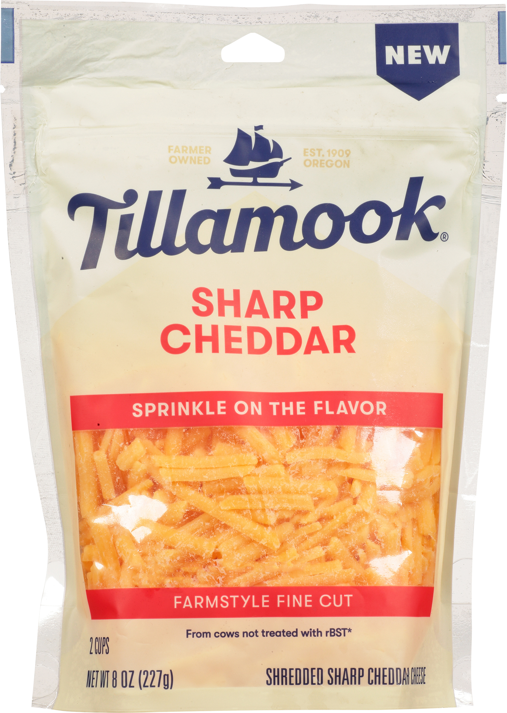 Shredded Cheese, Sharp Cheddar, Farmstyle Fine Cut