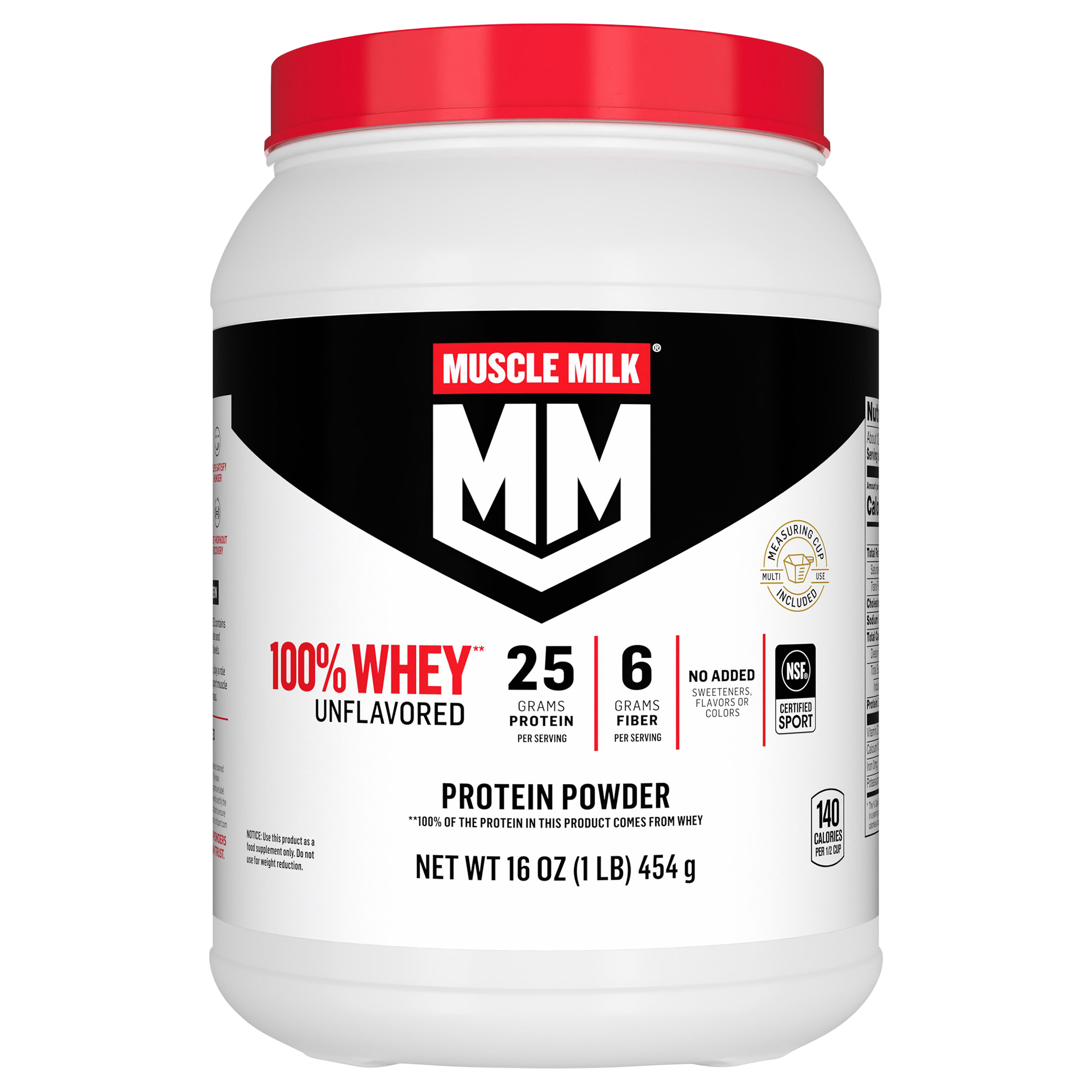 Protein Powder, 100% Whey, Unflavored