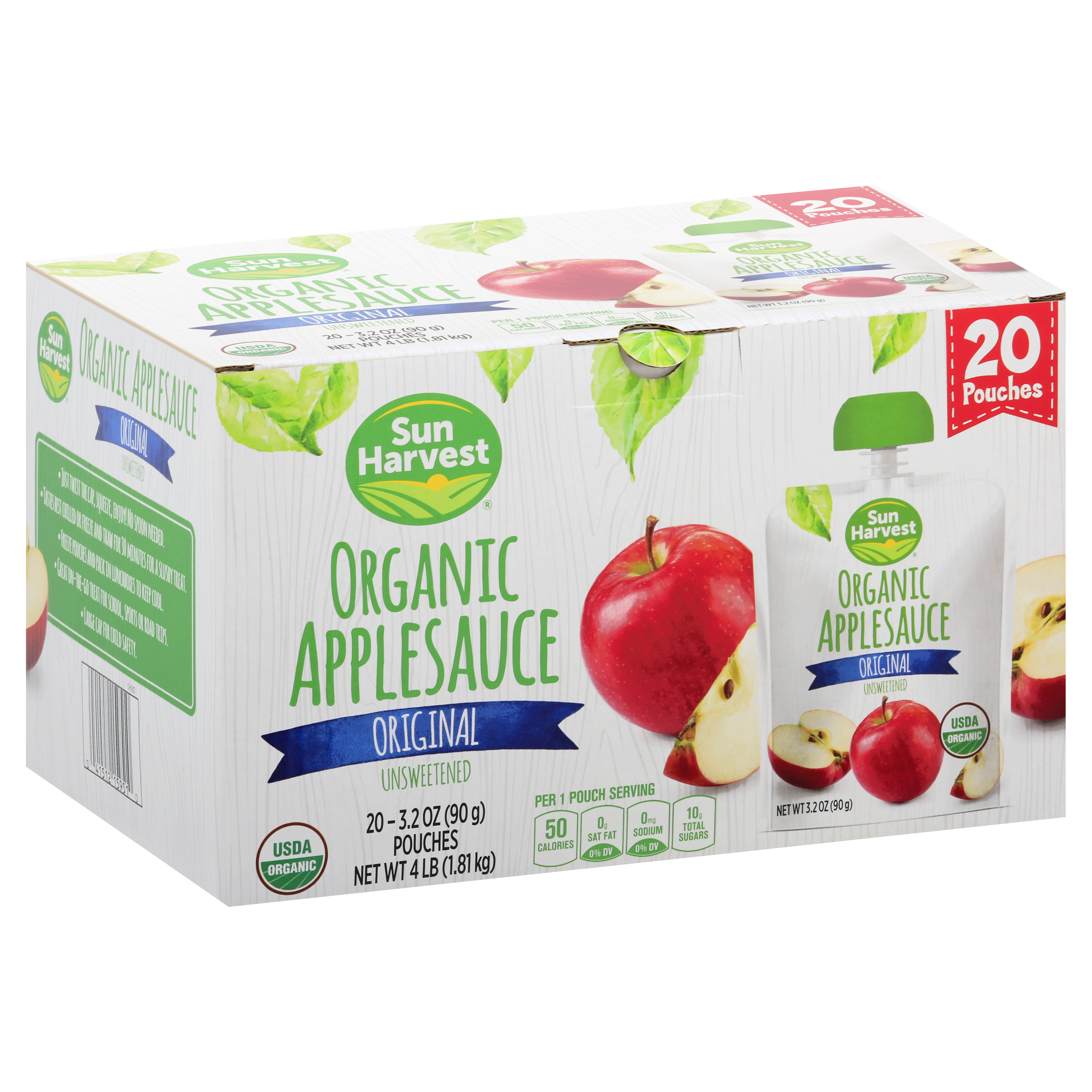 Sun Harvest Apple Sauce 20 Ea