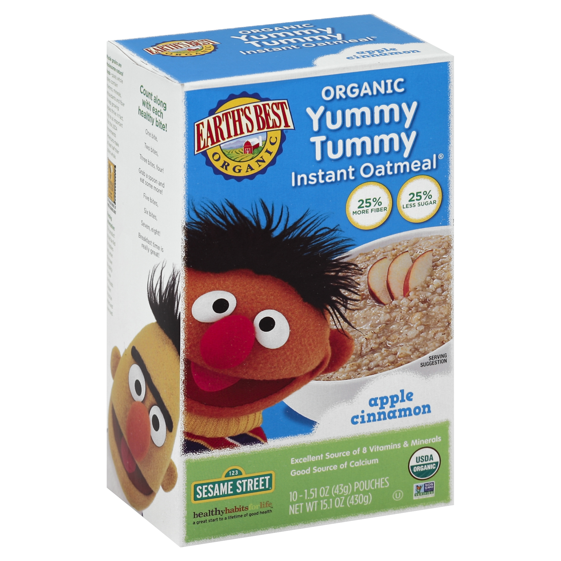 Earth's Best Oatmeal 10 Ea