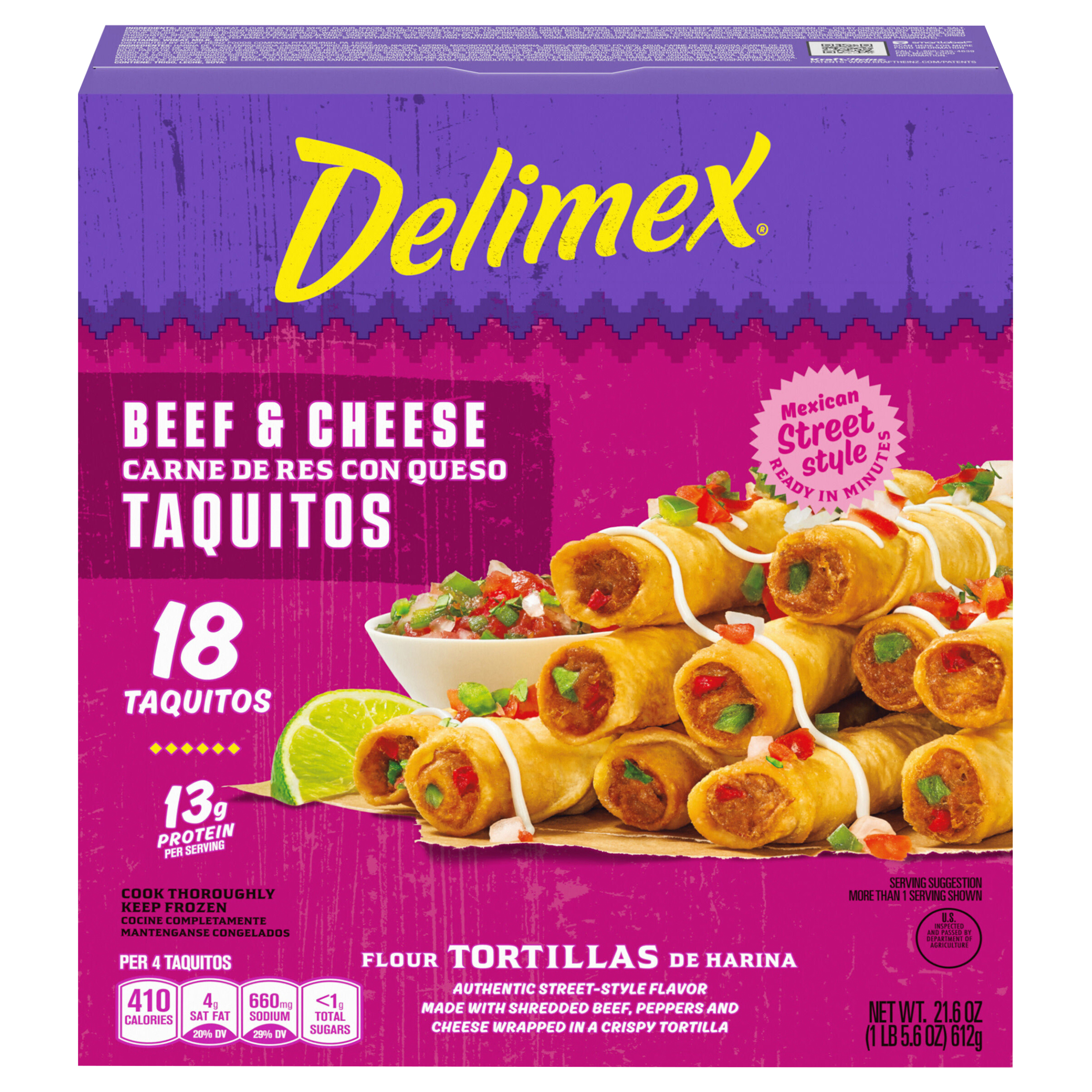 Taquitos, Beef & Cheese, Mexican Street Style