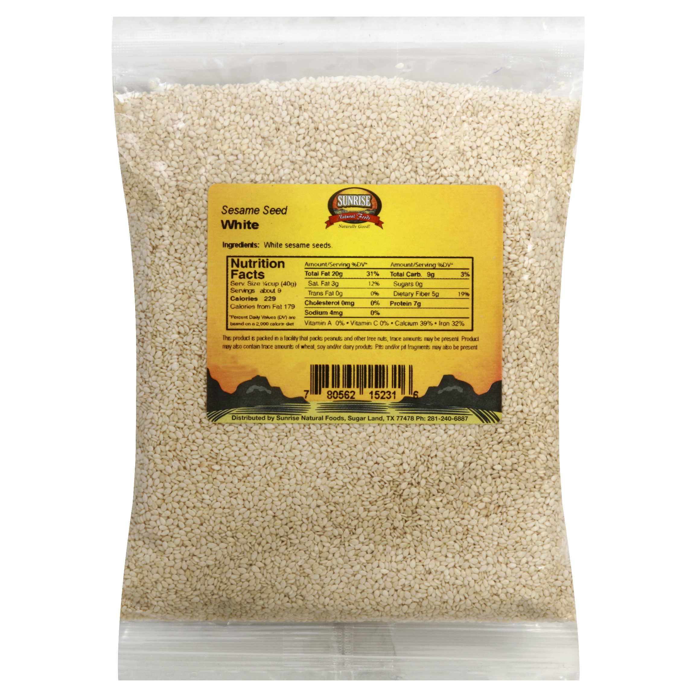 Sunrise Natural Foods Sesame Seed 14 Oz