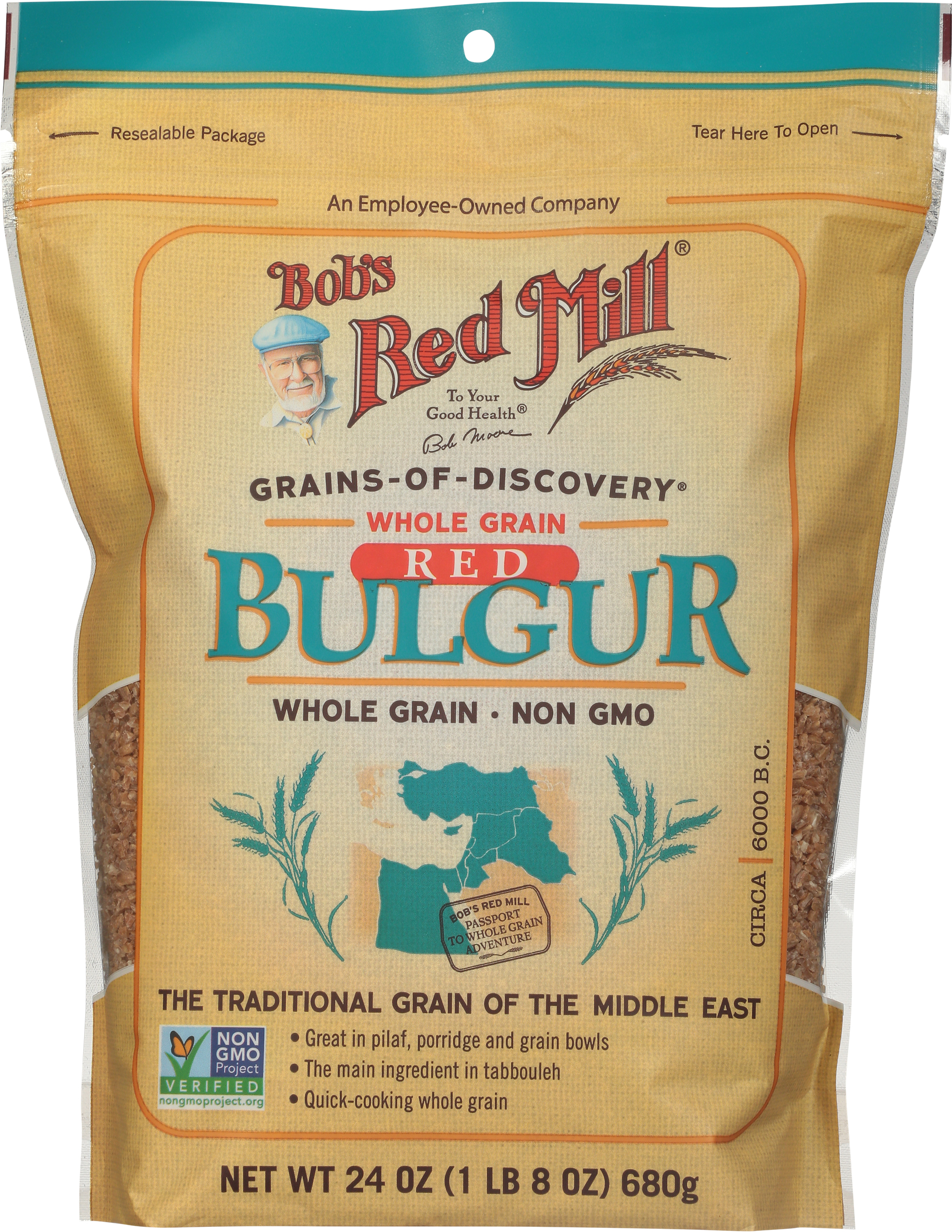 Bulgur, Whole Grain, Red